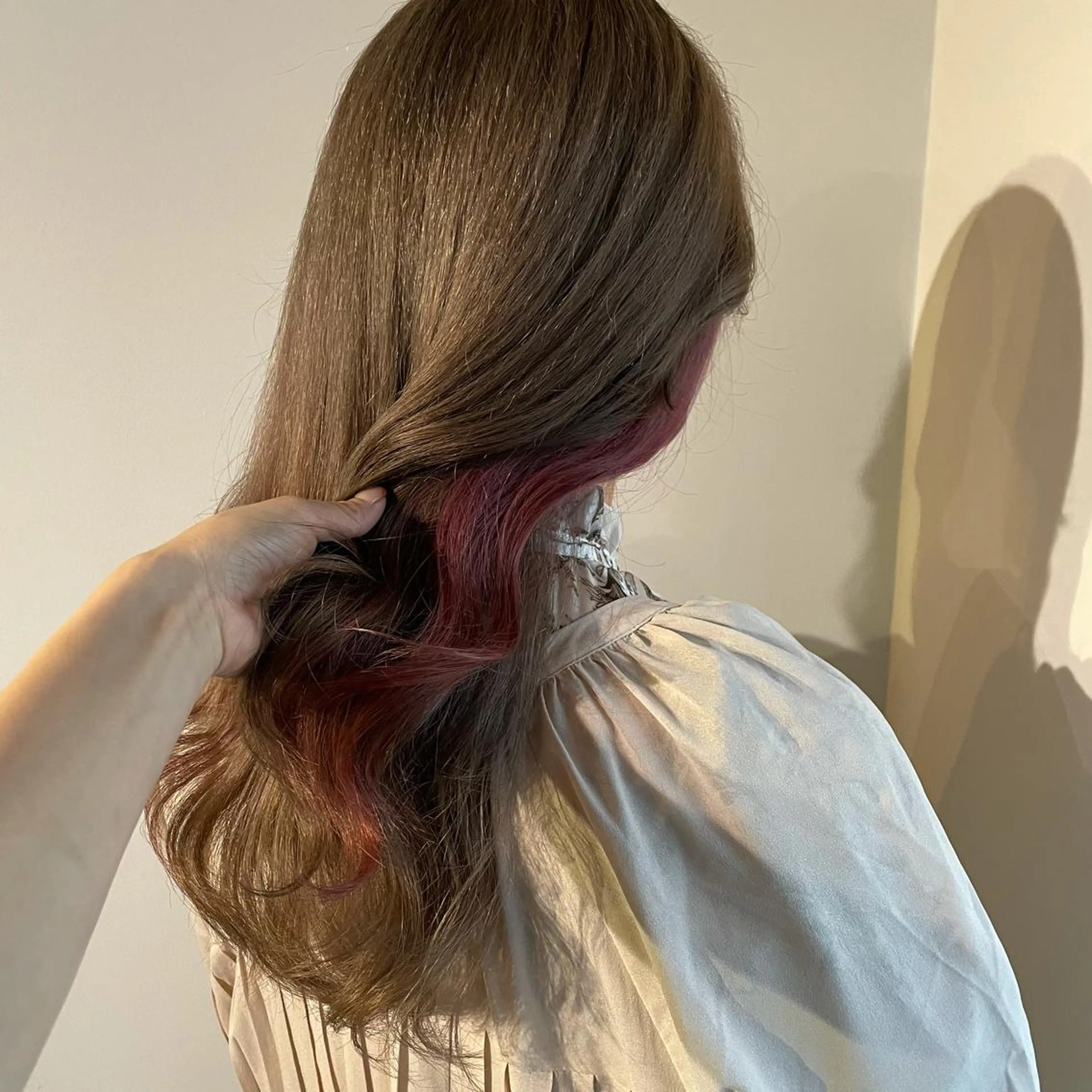 ロング カラー ヘアアレンジ キッズ マツエク・マツパ アイブロウ ヘアカラー トリートメント 透明感カラー/推しカ ラー☁️JURAのヘアスタイル