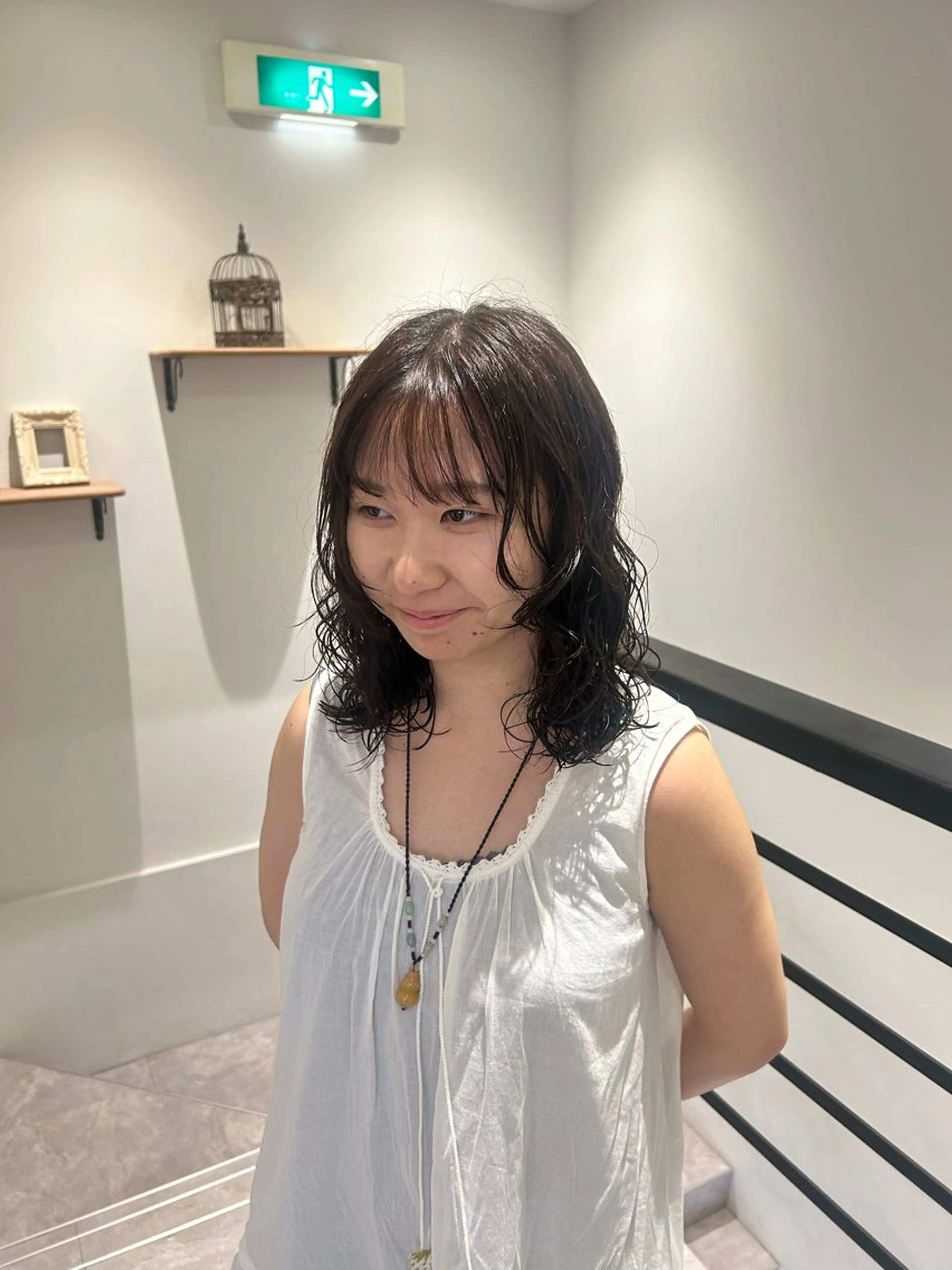 ミディアム カット パーマ hana _のヘアスタイル