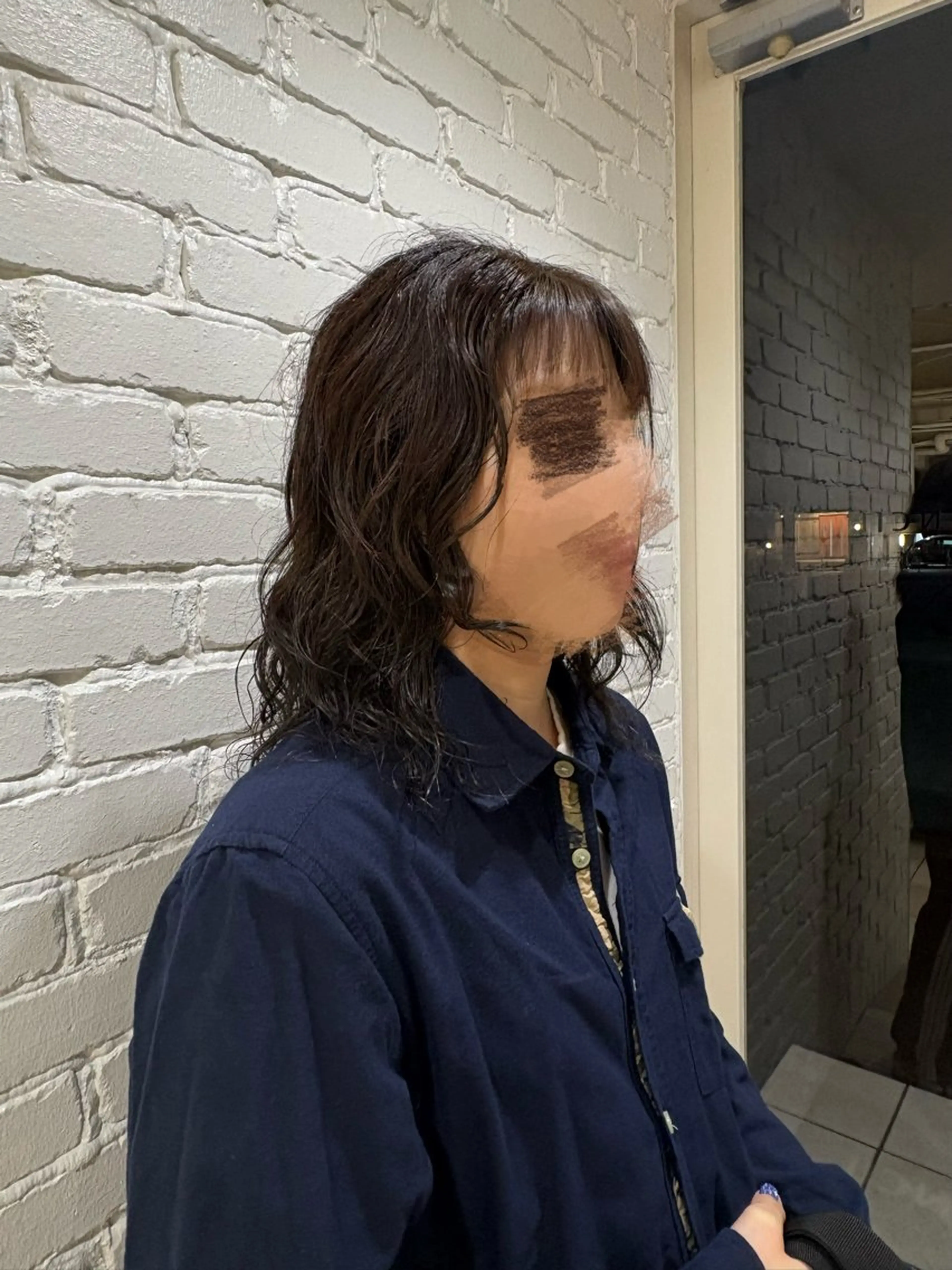 セミロング カラー セミロングパーマ 🩵り ん💜のヘアスタイル