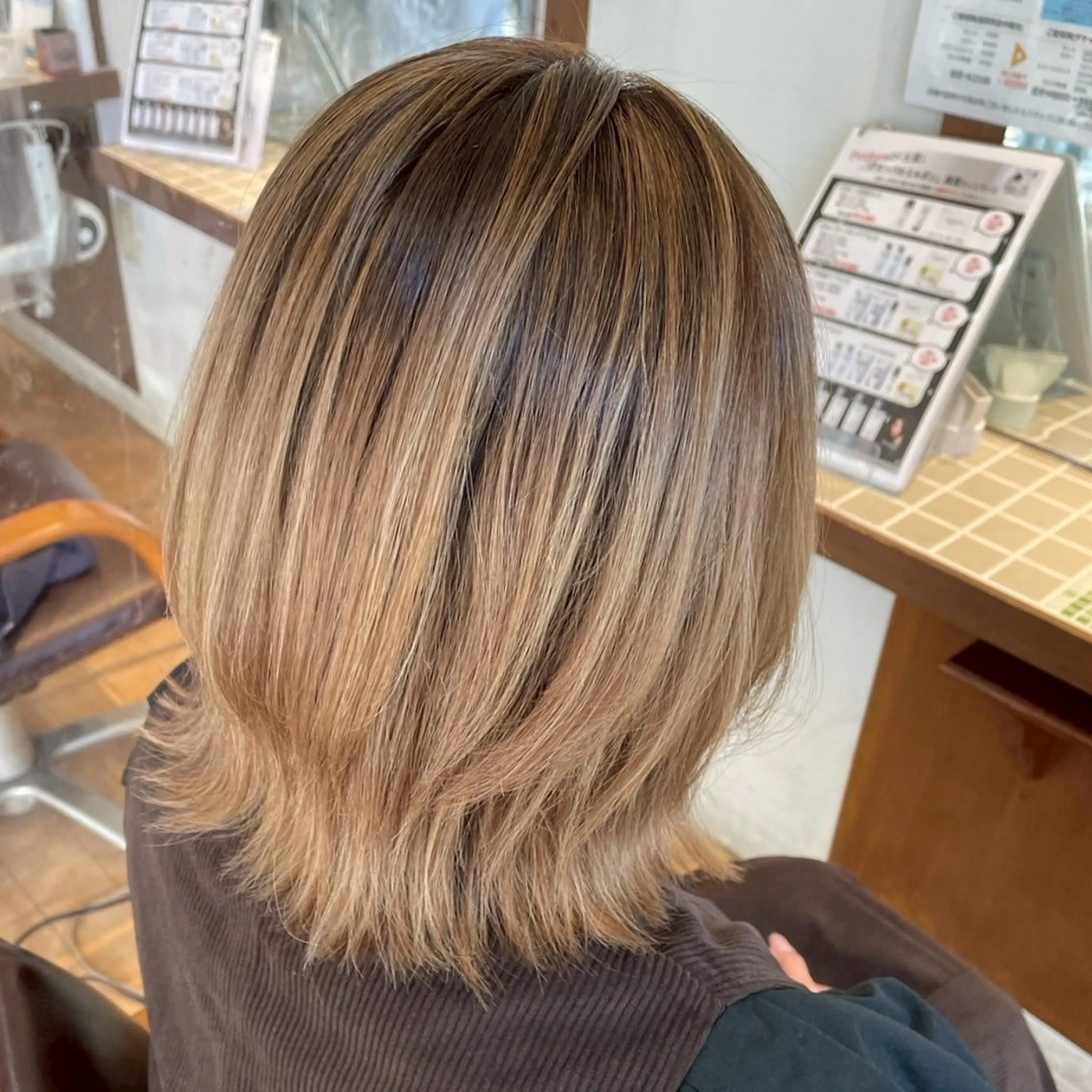カラー 無料モデル募集中🫧 田村 羽夏のヘアスタイル