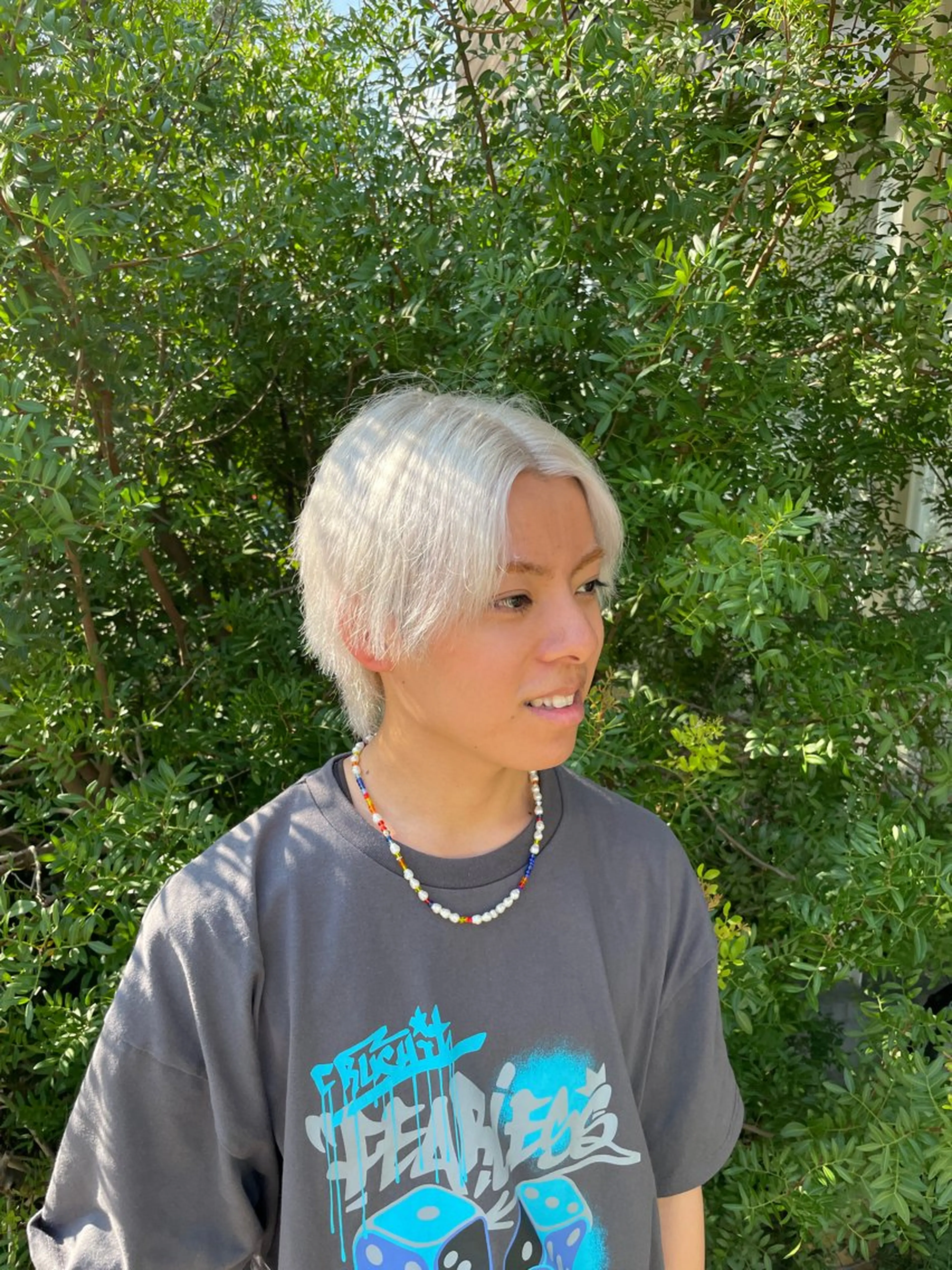 ショート カラー メンズ メンズブリーチ ブリーチ ショートヘア 増田 ルナのヘアスタイル