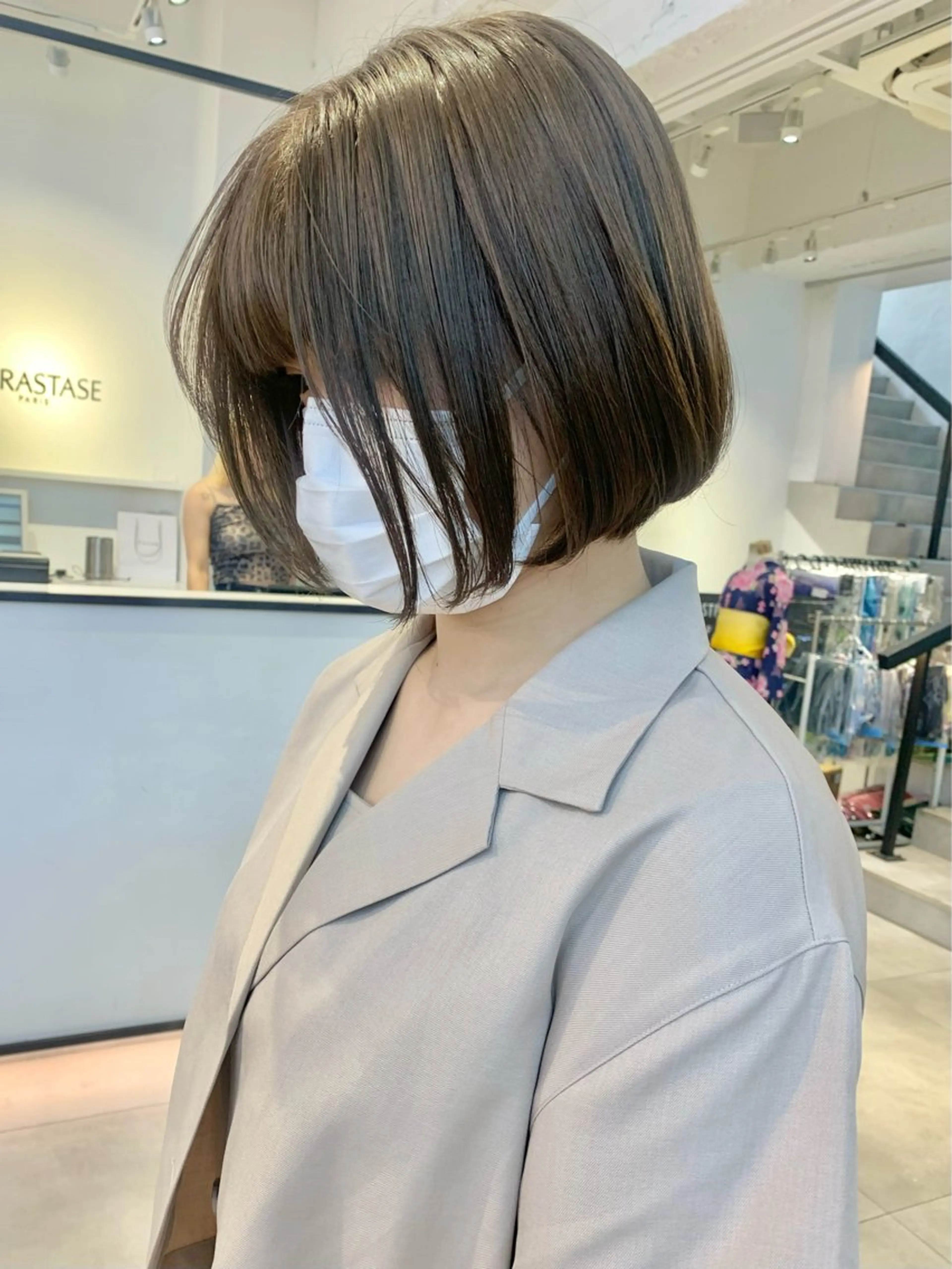 ブリーチなしダブルカラーの写真