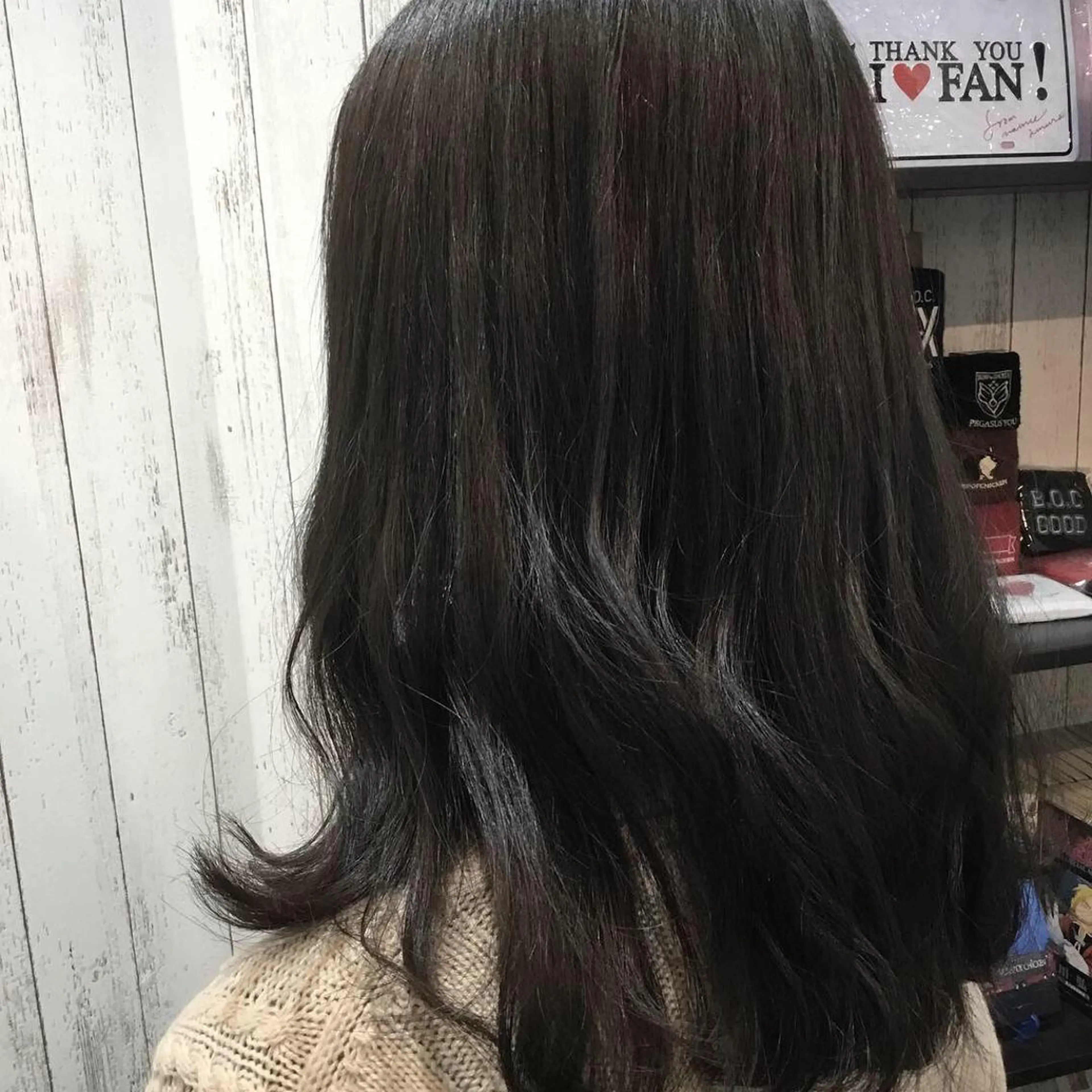 ミディアム カラー 金崎 新吾のヘアスタイル