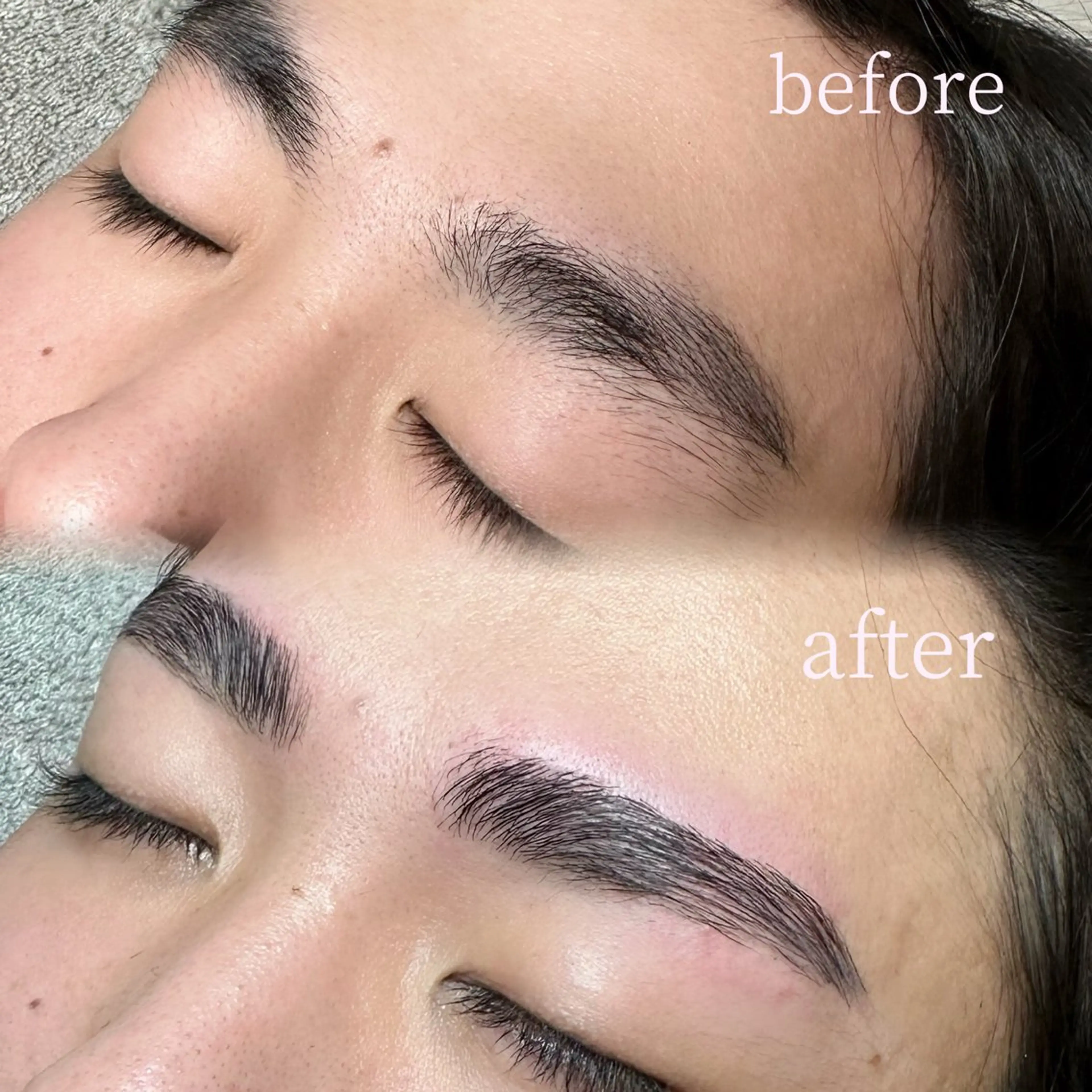 メンズ アイブロウ Iuele立川 momokaのマツエク・マツパデザイン