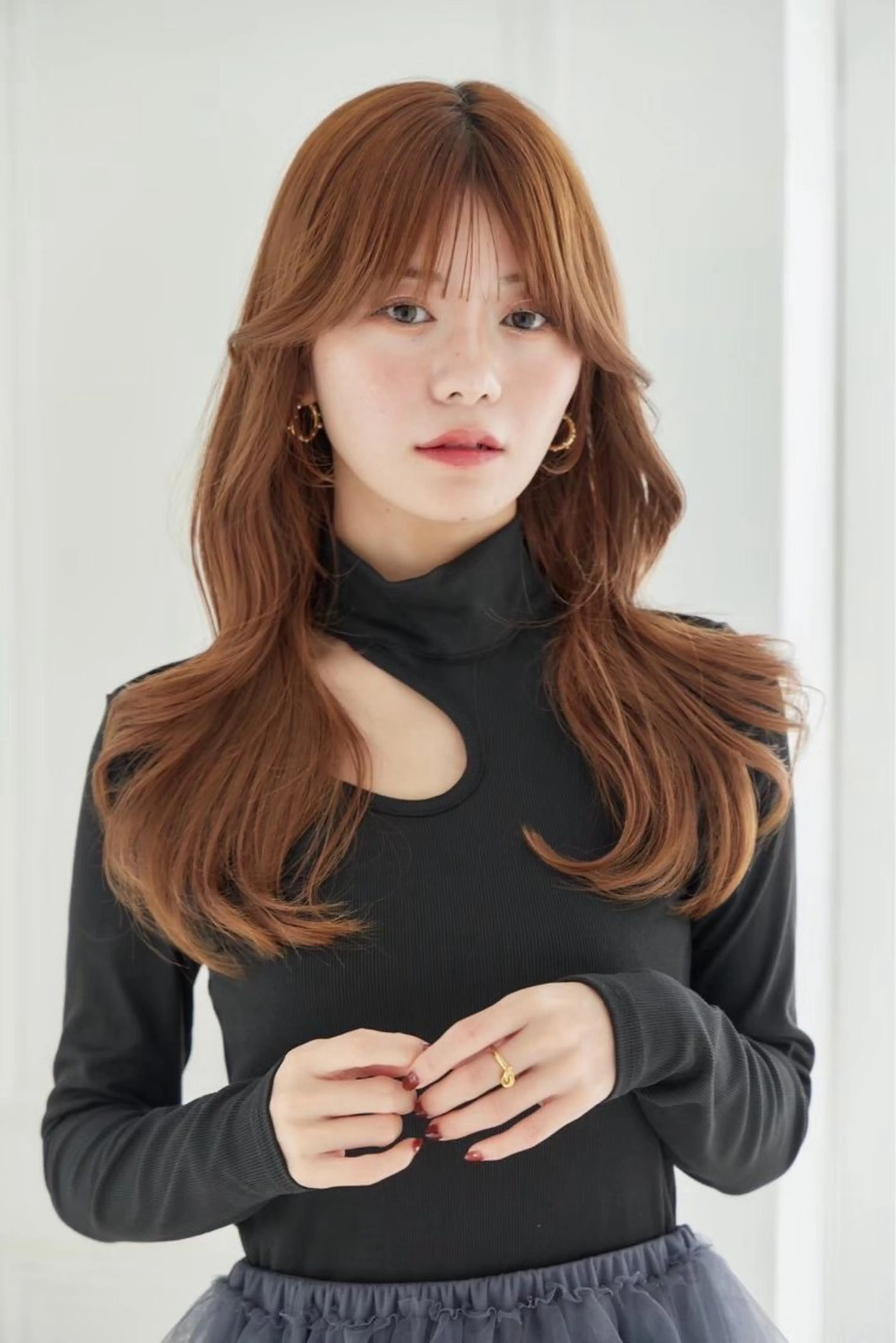 【オススメ❣️ブリーチなしWカラー⭐️】ブリーチなしダブルカラー＋カット＋トリートメント✨￥25850⇨￥14300の写真