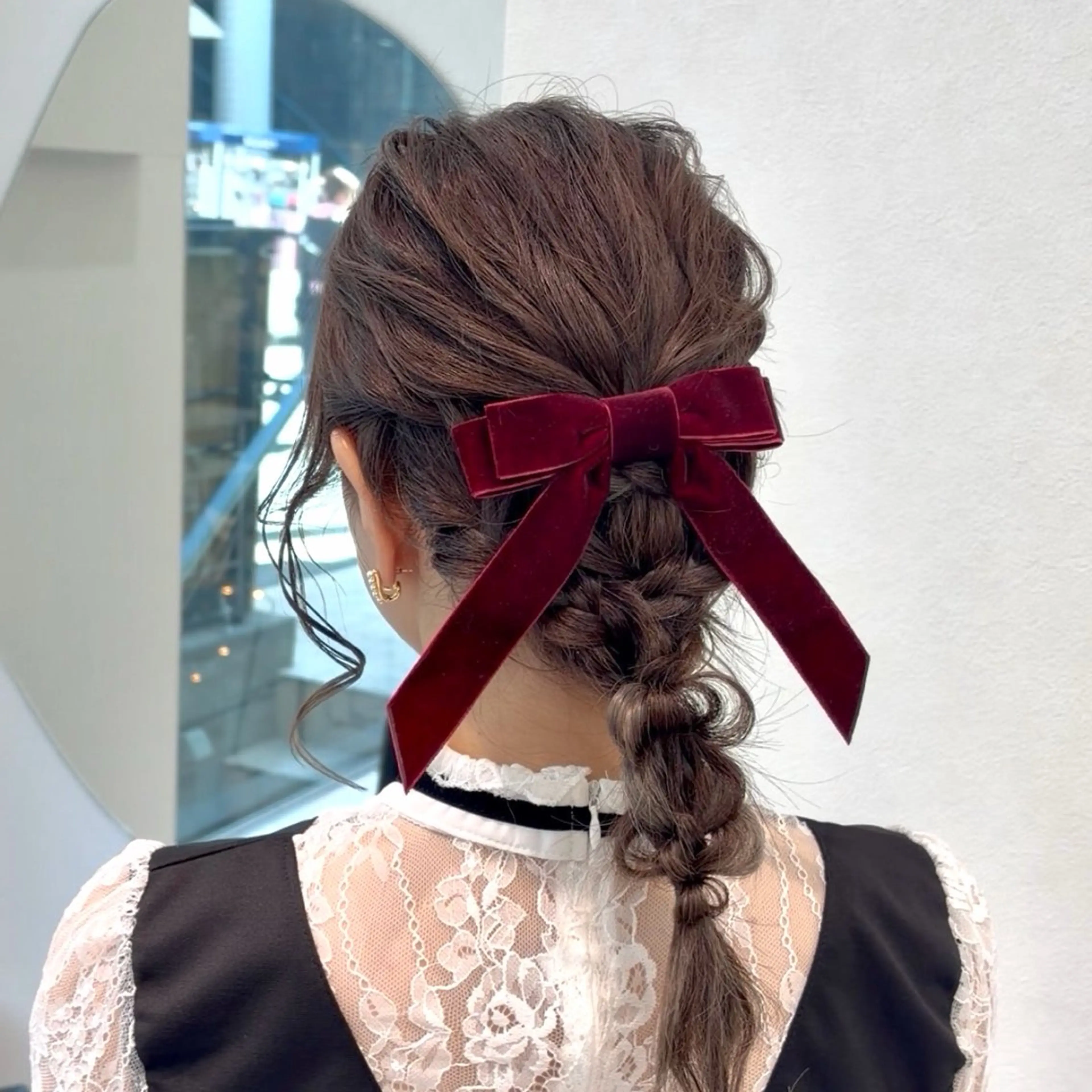 ミディアム カラー ヘアアレンジ ヘアセット ハイトーンアレンジ 🦋🥀Shuriのヘアスタイル