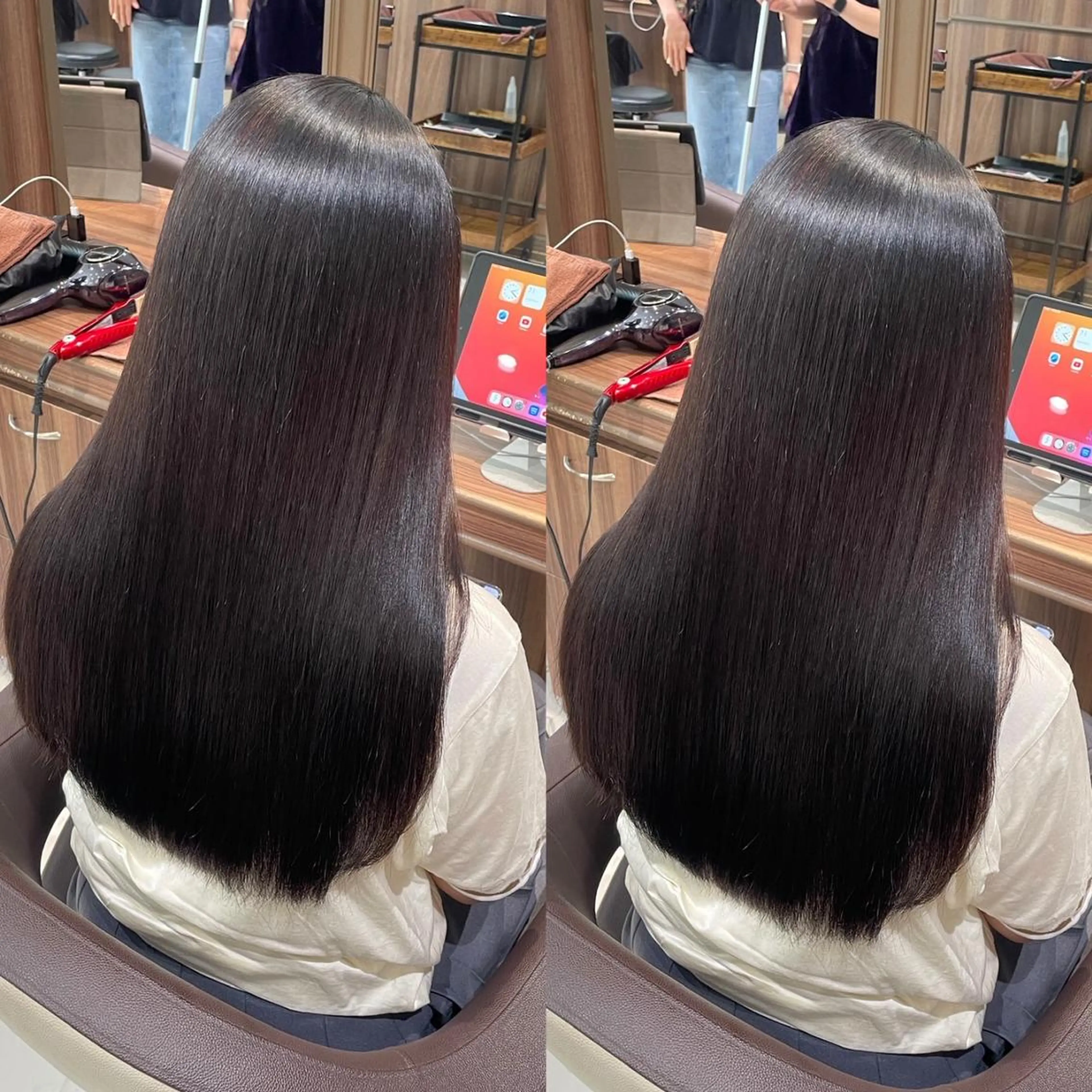 ロング 髪質改善 縮毛矯正 カットモデル様募集中 💎Ash茗荷谷💎のヘアスタイル