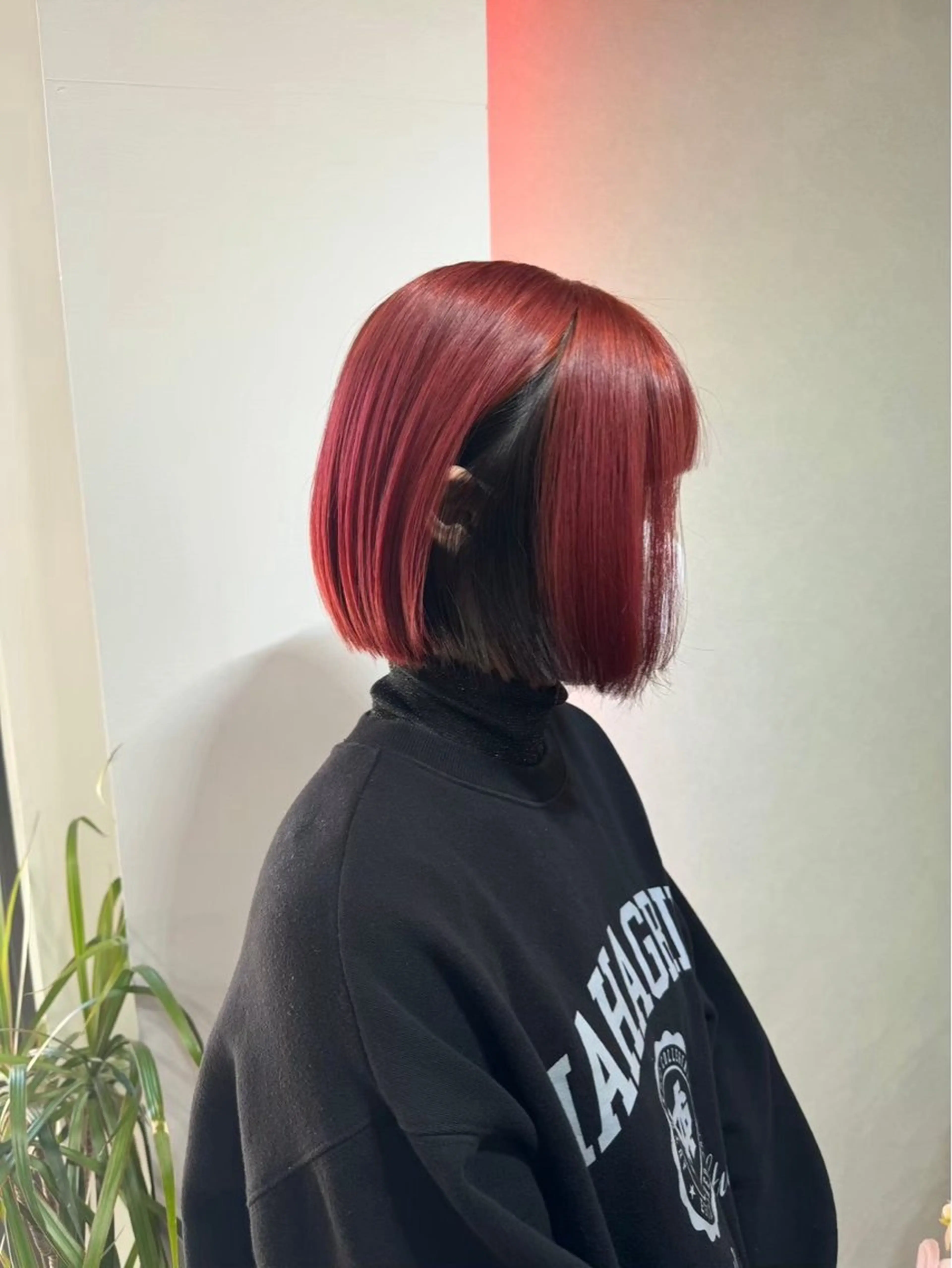 カラー 山名 璃湖のヘアスタイル