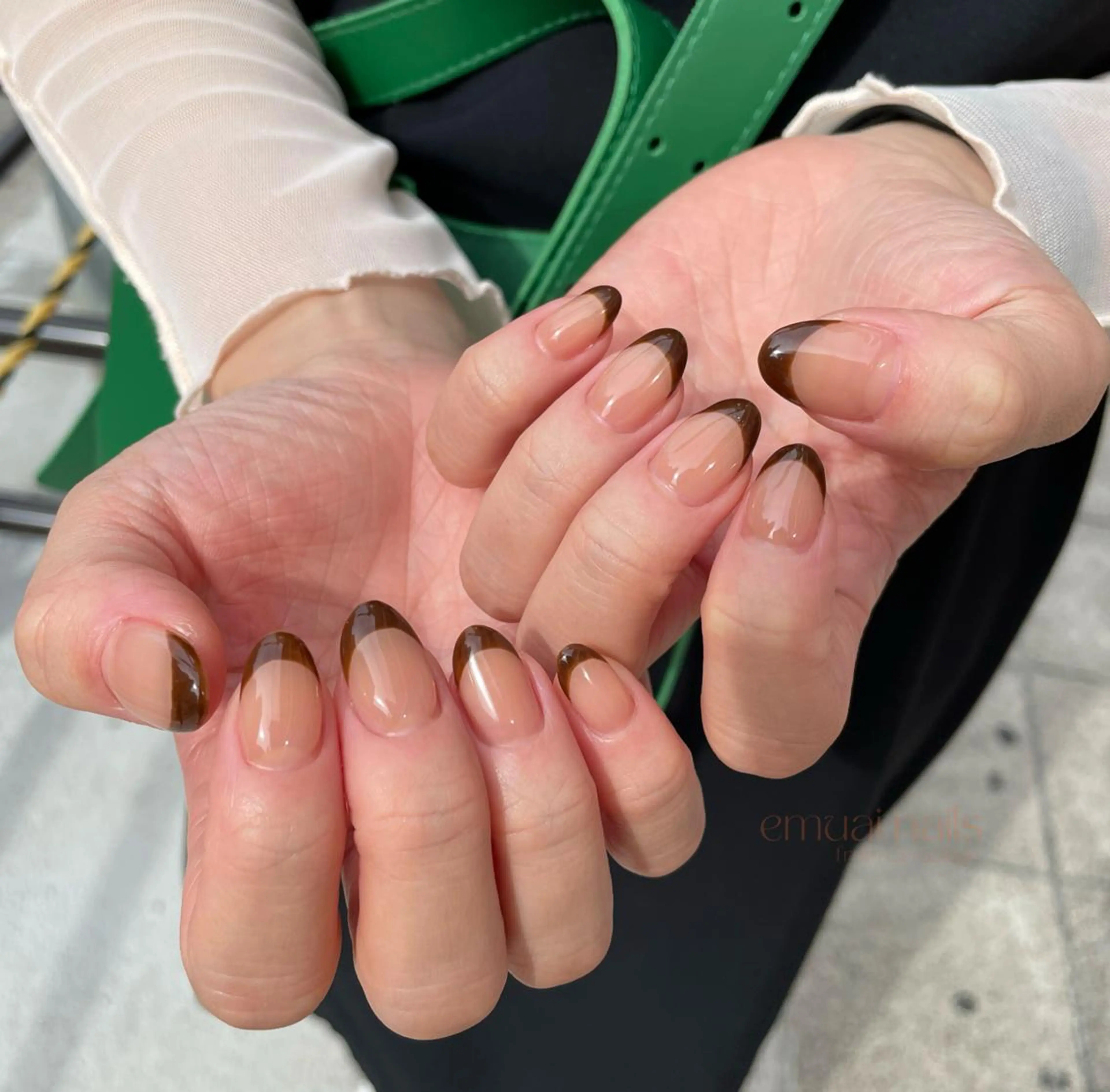 ネイル フレンチネイル ハンドネイル ハンドケア cerapiage mizukiのネイルデザイン