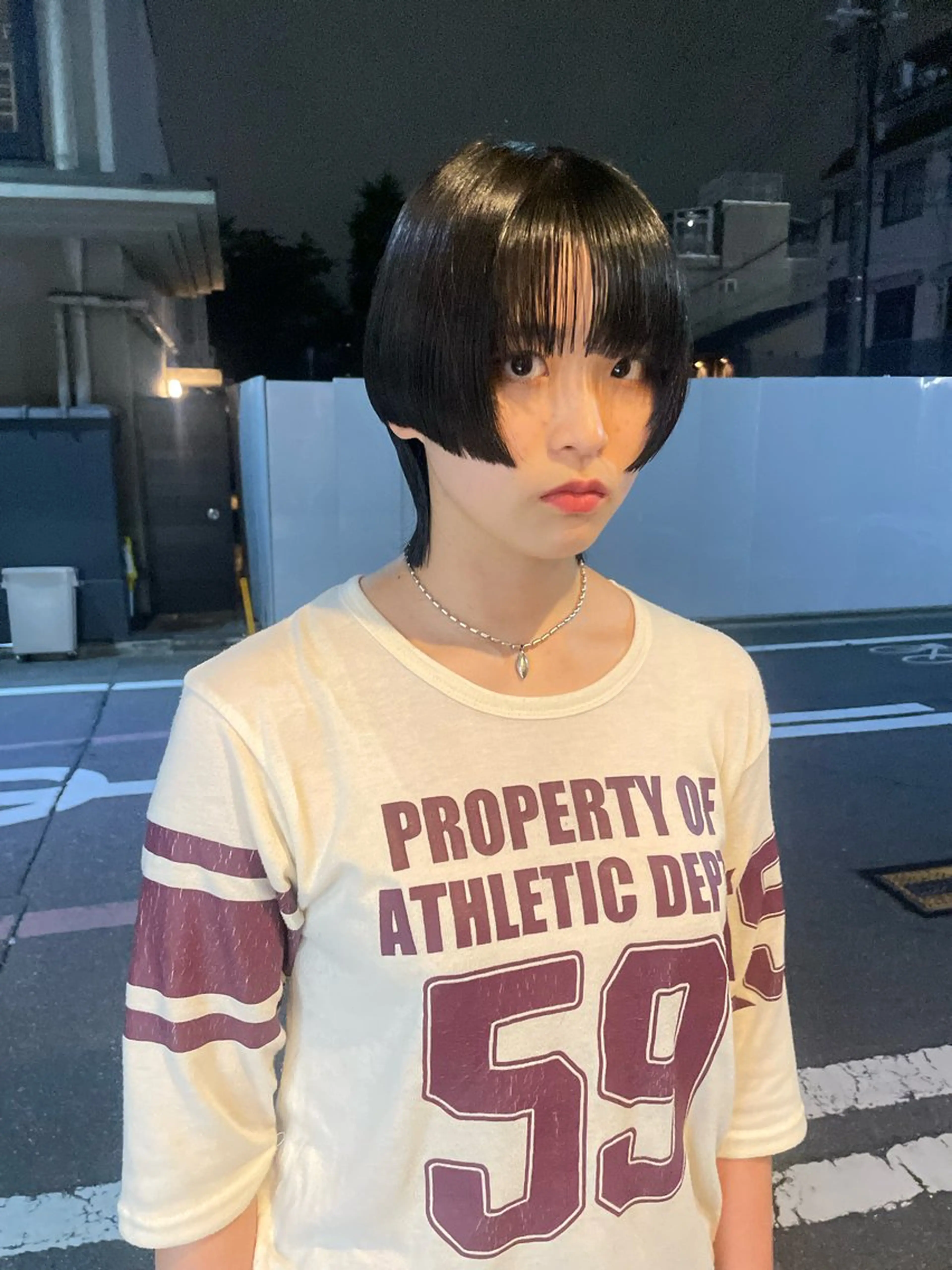 ショート ウルフカット マツダ レンのヘアスタイル