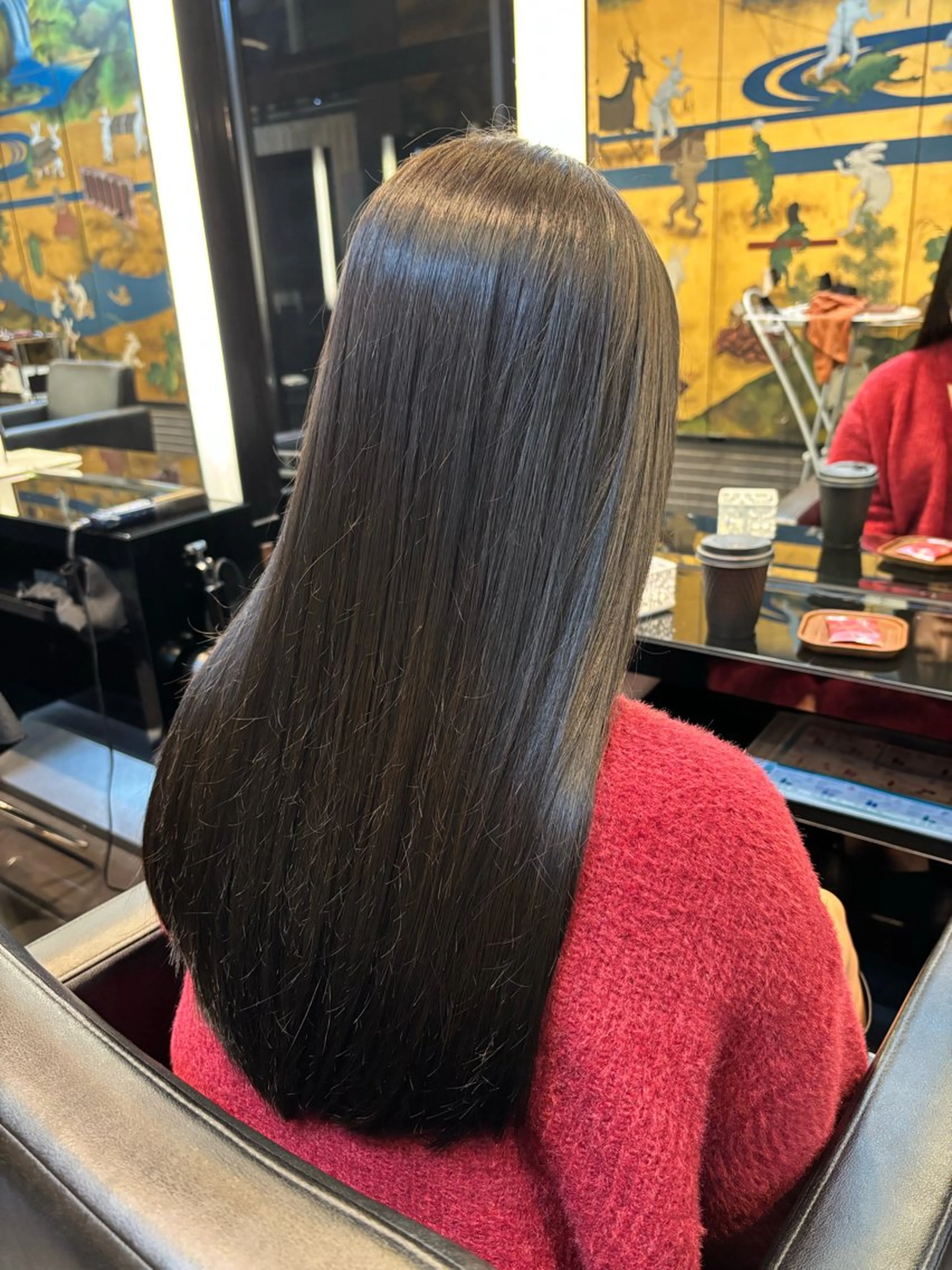 カット+美髪縮毛矯正+トリートメント💆🏻‍♀️の写真