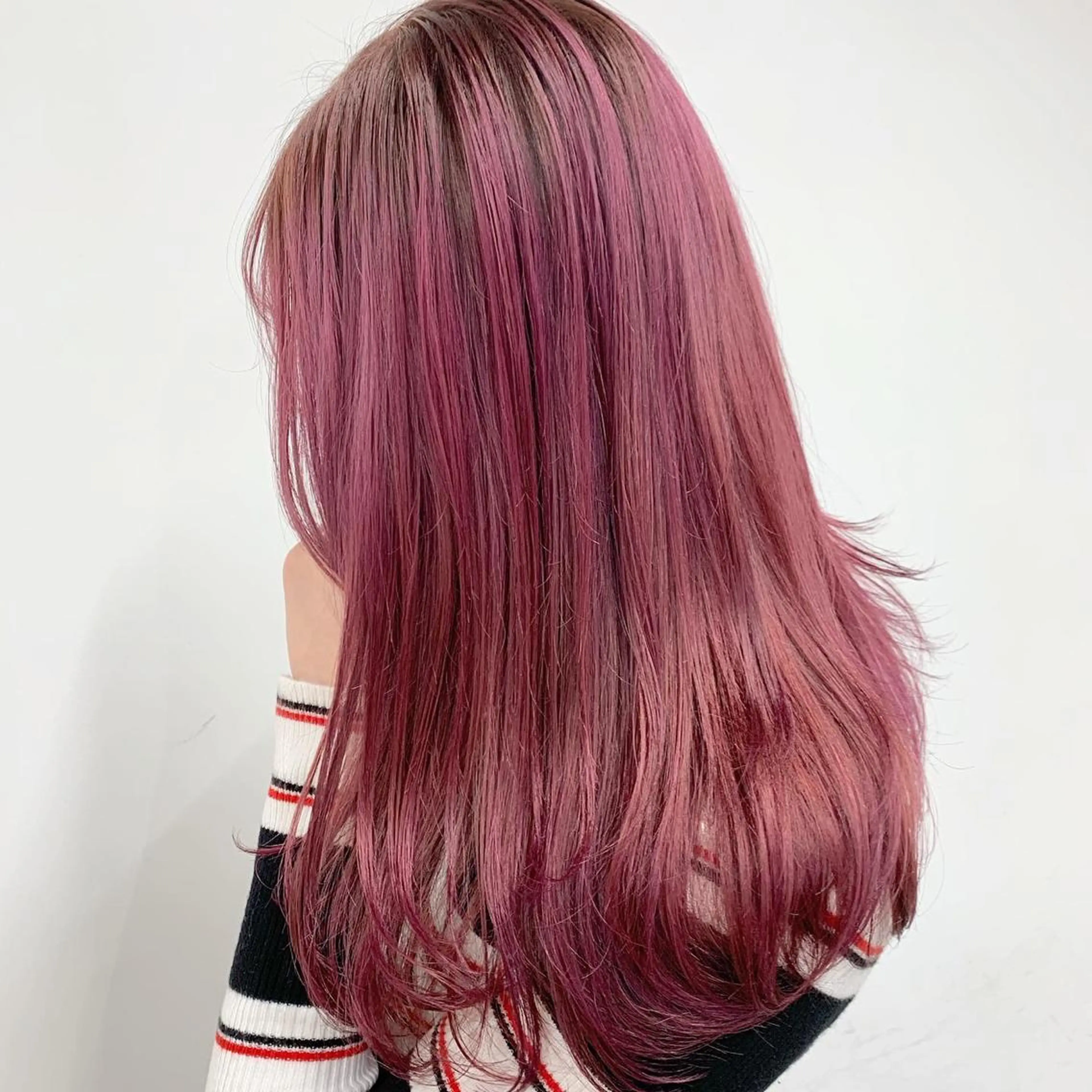 ロング カラー カシス ピンクカラー ヘアカラー トリートメント ✨カラー指名 No.1✨keitaのヘアスタイル