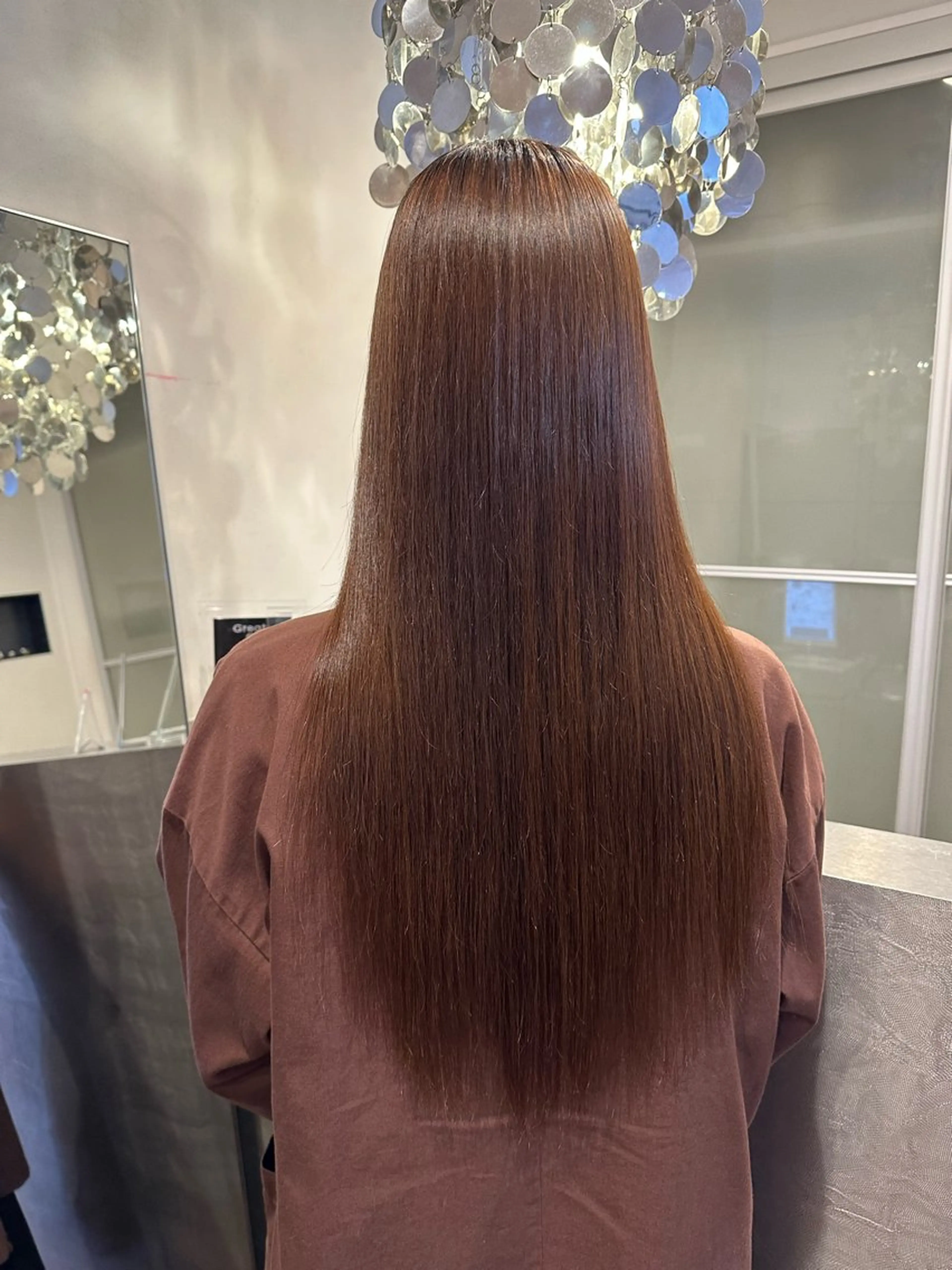 ロング 縮毛矯正 momo 札幌美容師のヘアスタイル