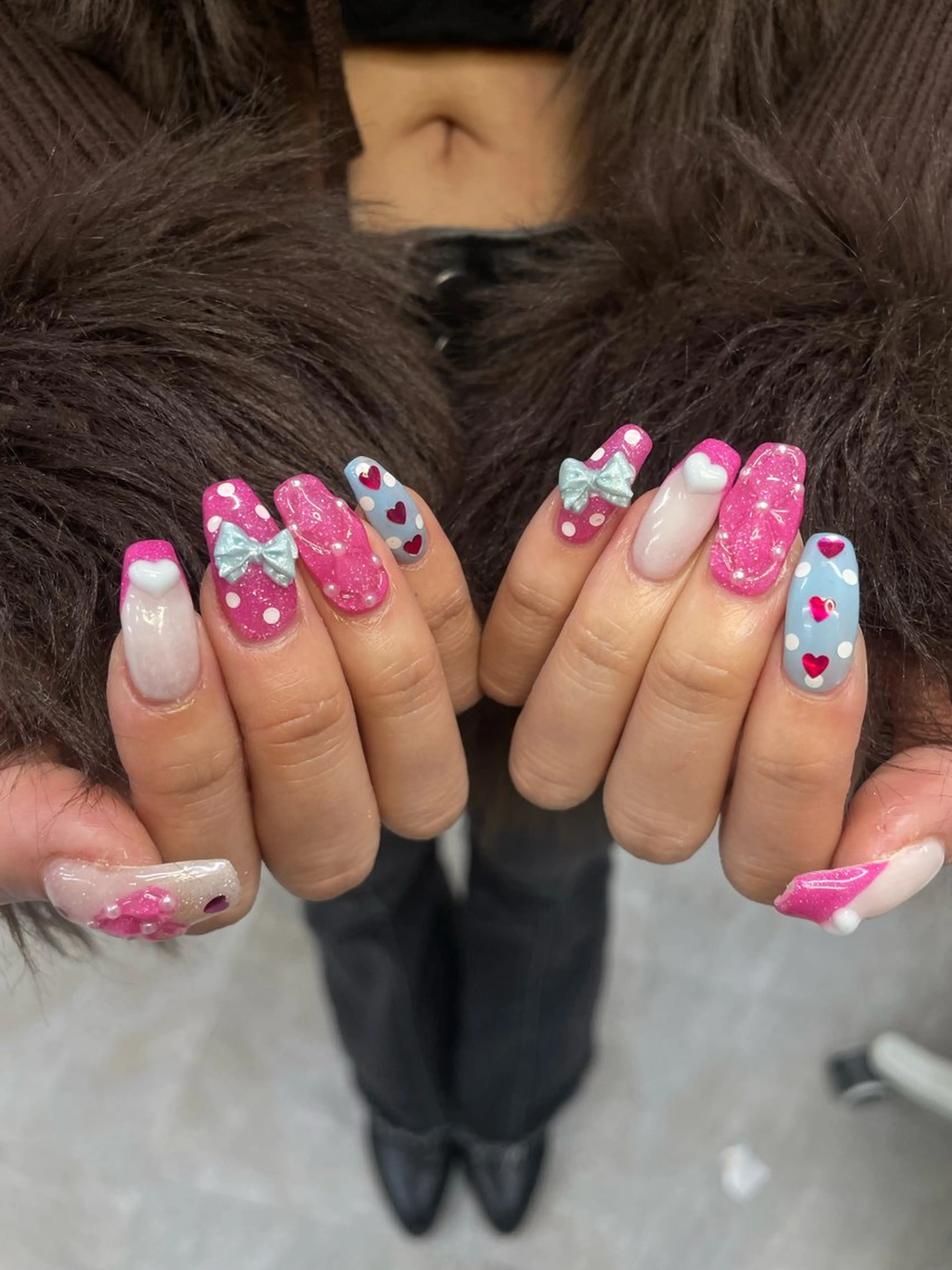 ネイル ハンドネイル ひめか🫁 推し概念・個性派のネイルデザイン
