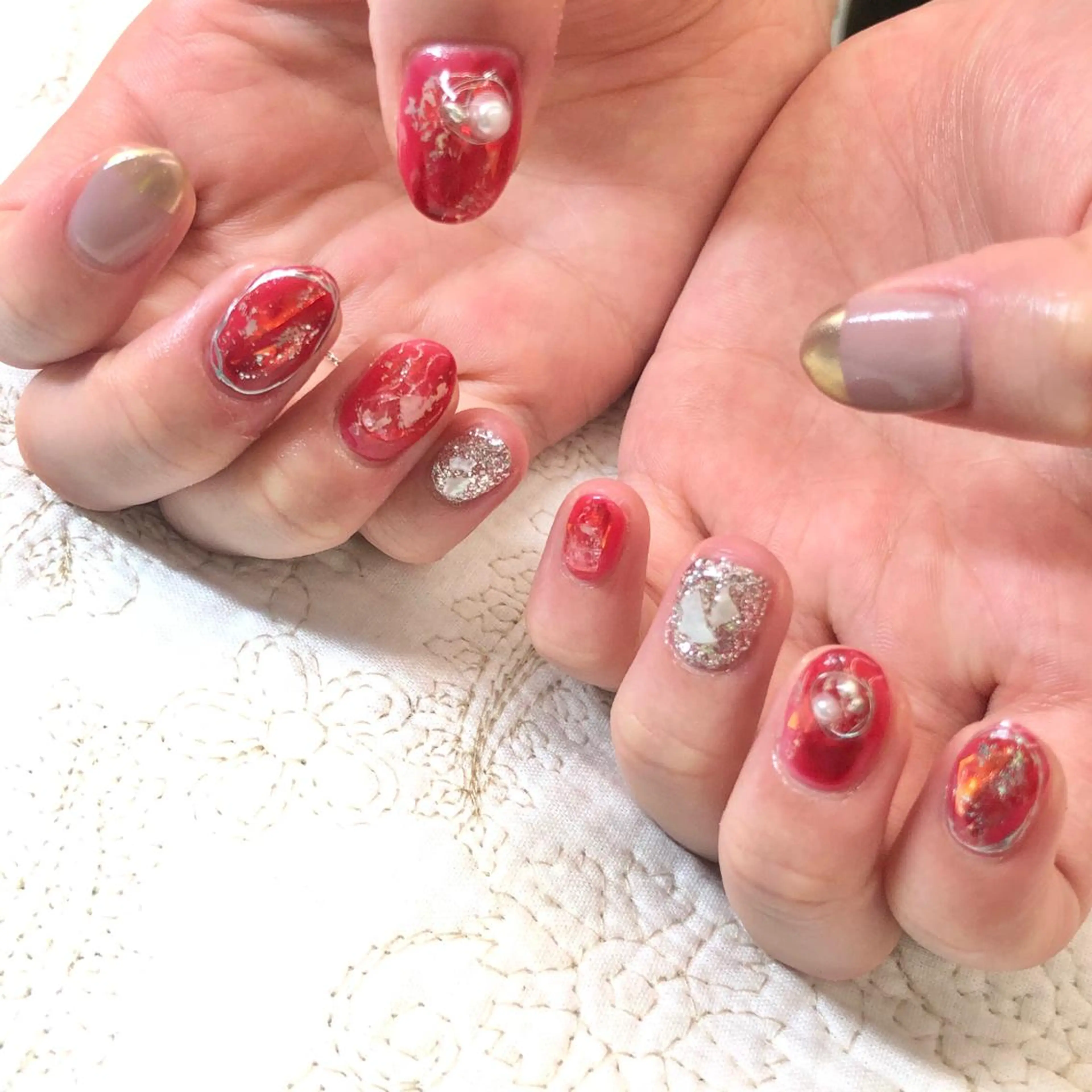 ネイル ニュアンスネイル 🎀AYAKO 🎀中韓ネイルのネイルデザイン