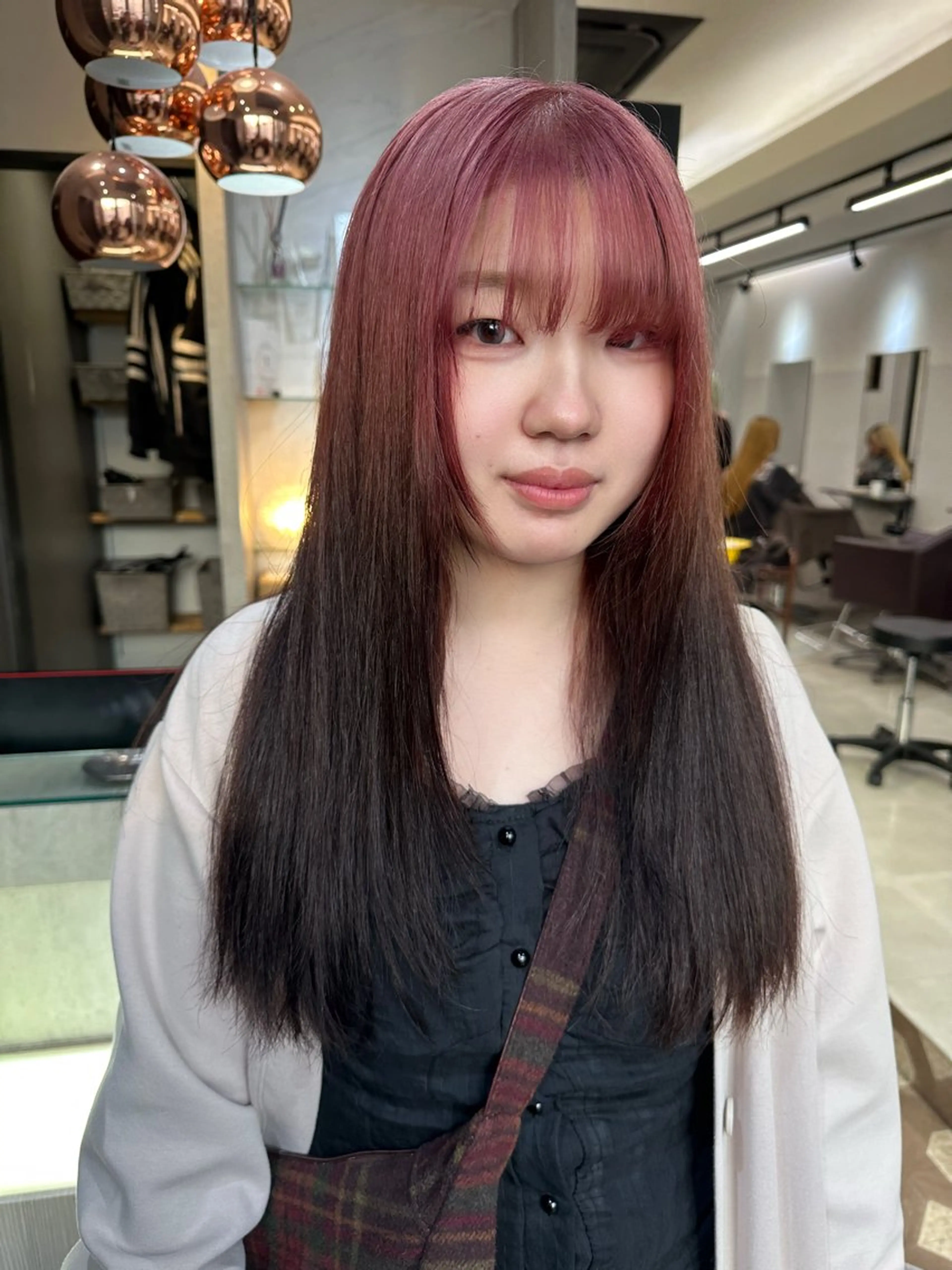 ロング カラー ヘアカラー AYAKASA 暖色カラー/レイヤーのヘアスタイル