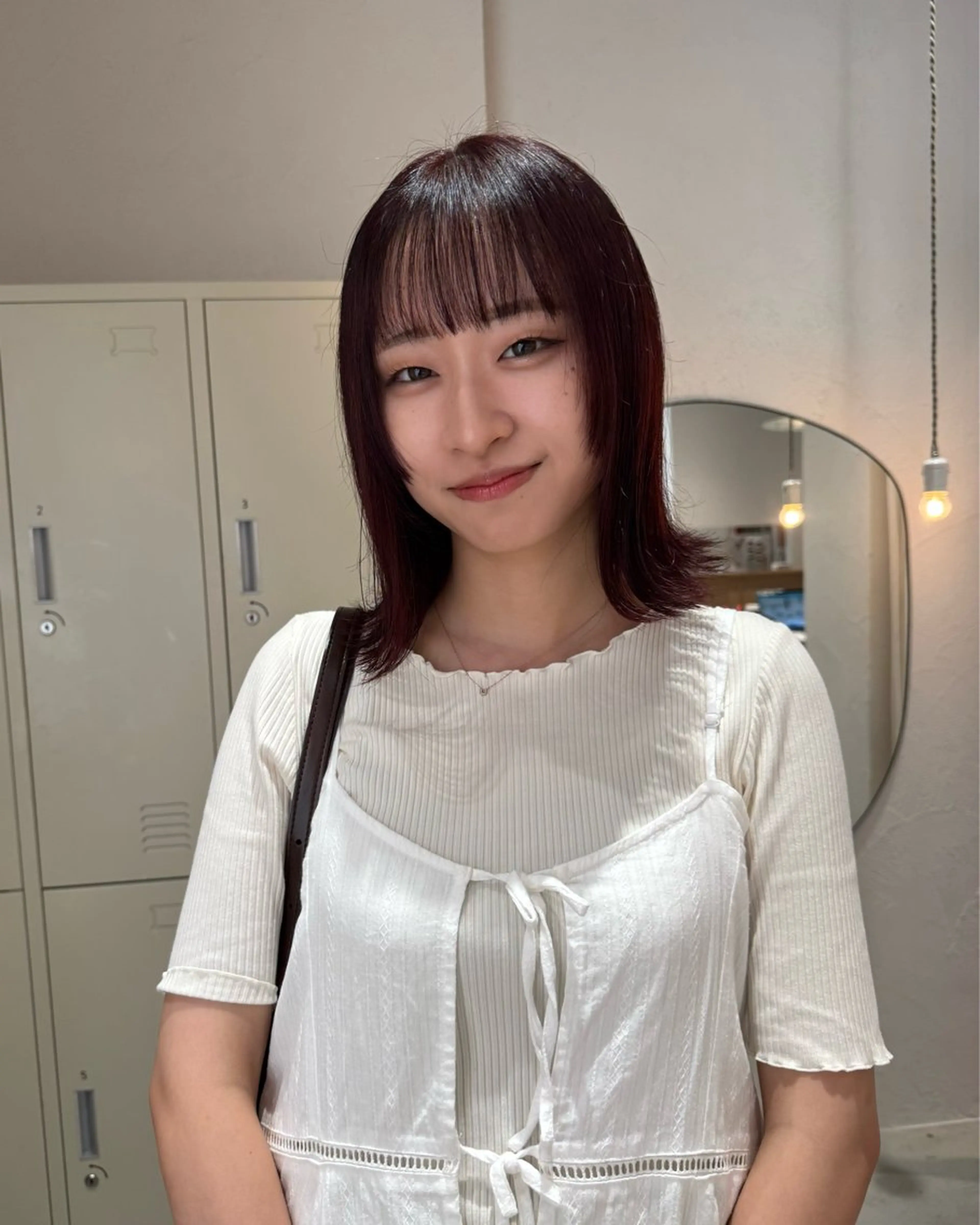 カラー 村田 茉優のヘアスタイル