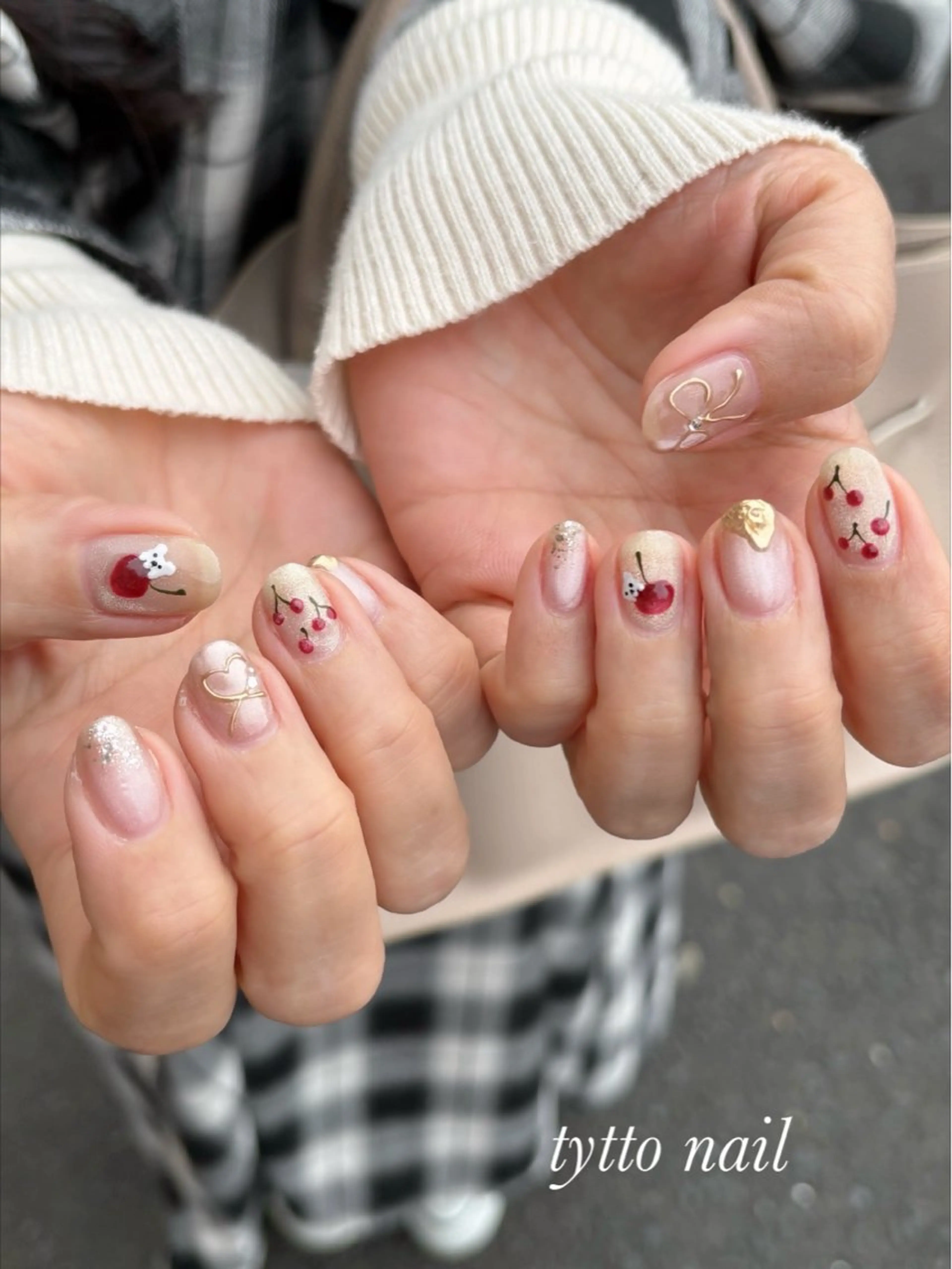 ネイル ハンドネイル tytto nail ❤︎‪‪eri‪‪のネイルデザイン