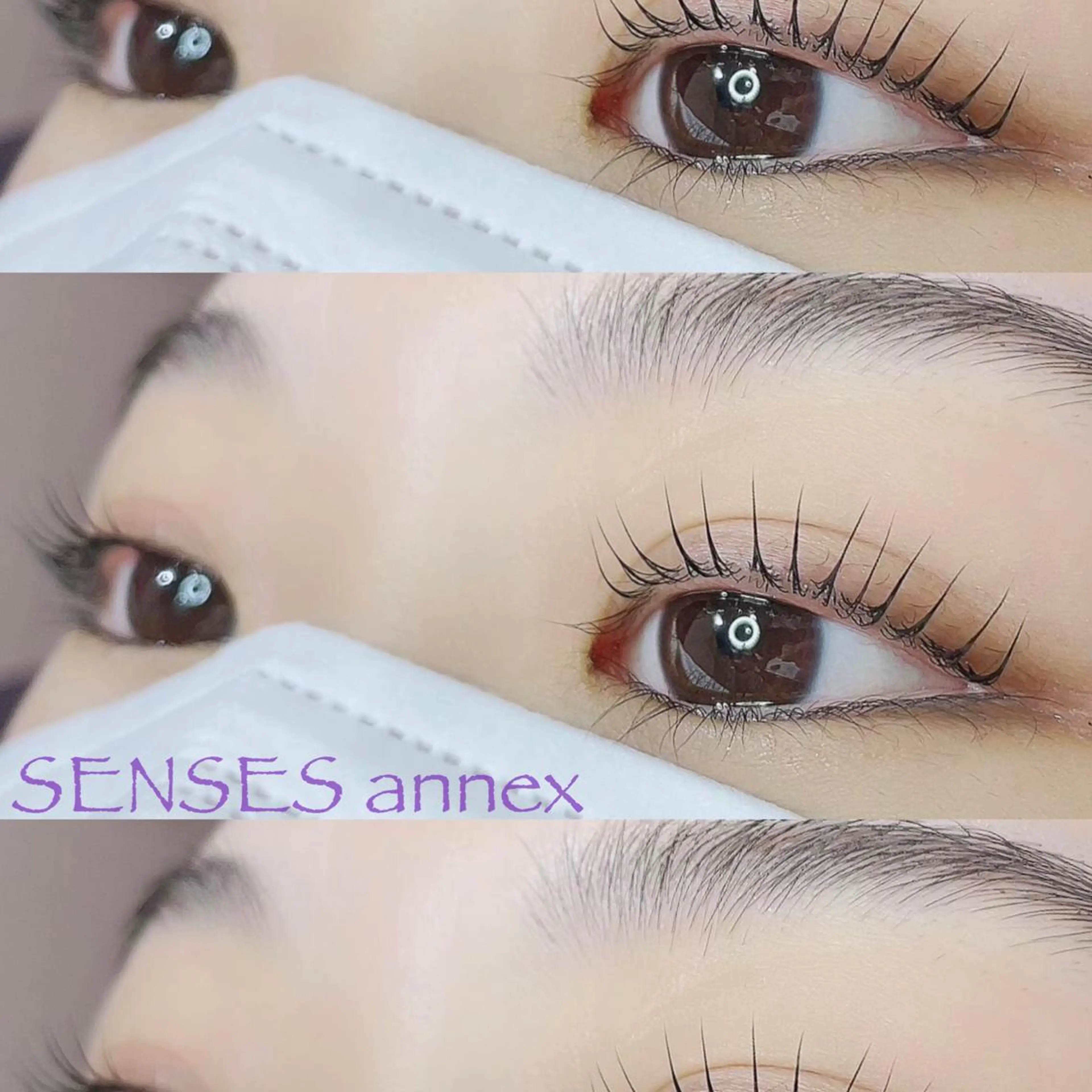 マツエク・マツパ マツパ SENSES_ WAKAのマツエク・マツパデザイン