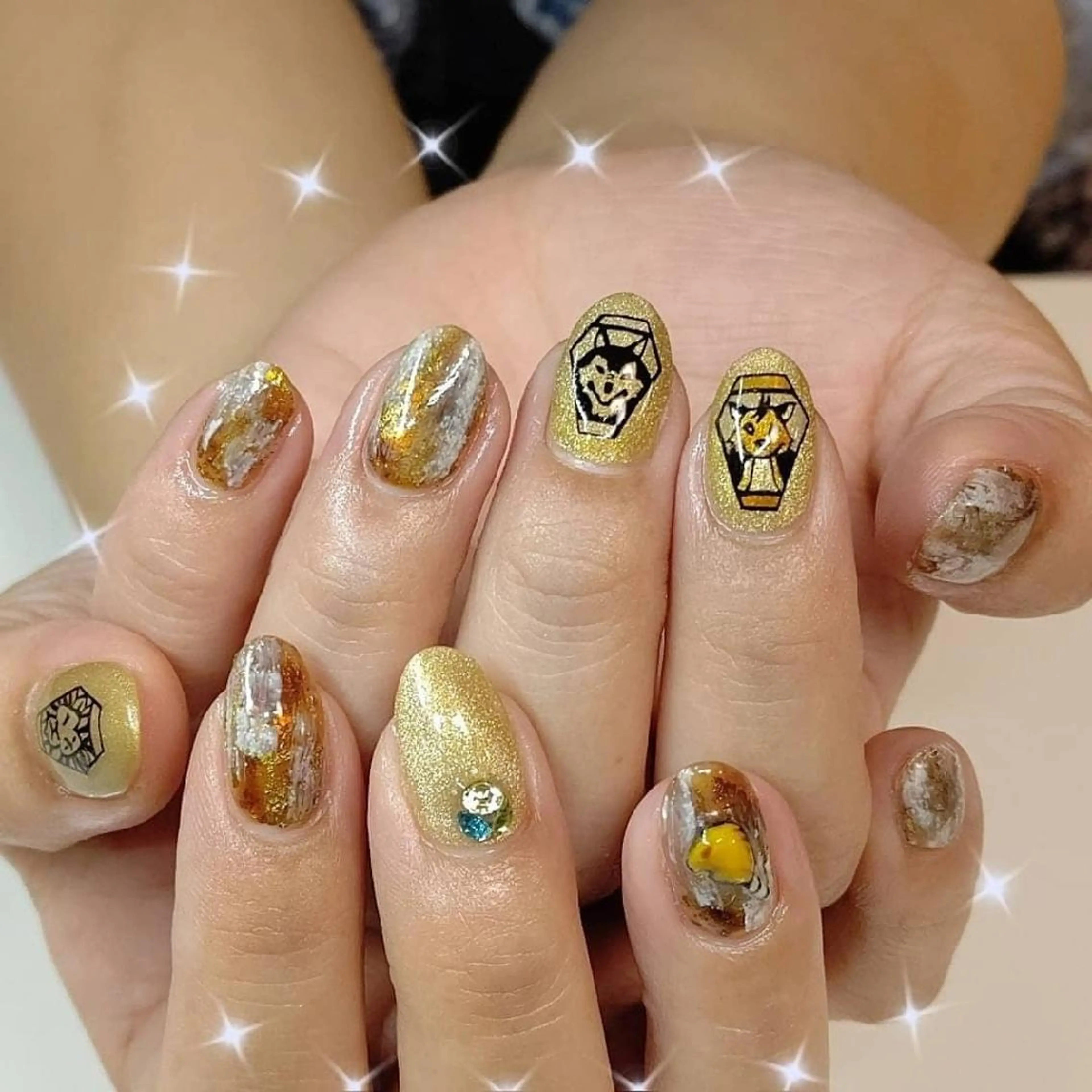 ミディアム ネイル 爪紅屋 いろはのネイルデザイン