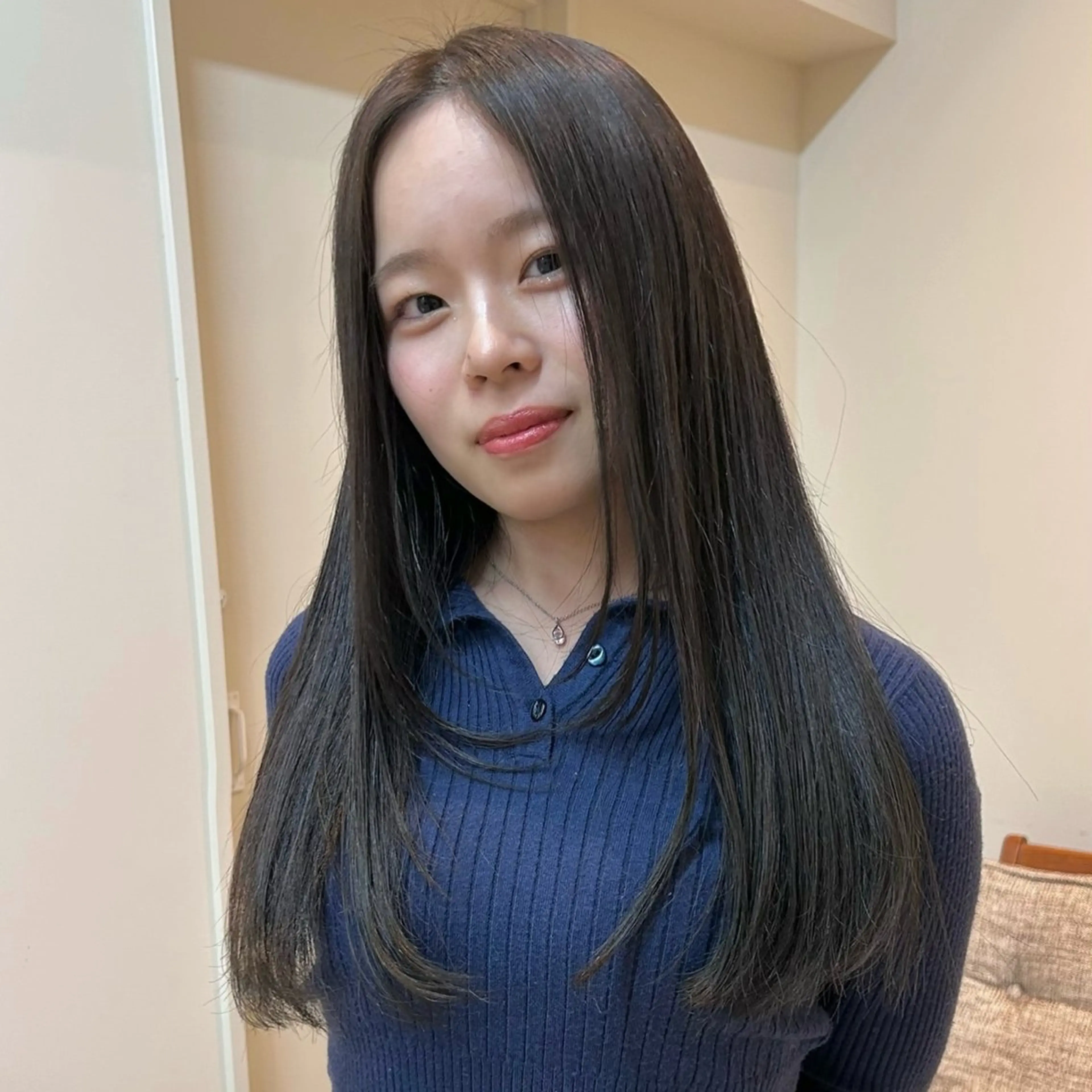 【縮毛矯正🌟+超音波トリートメント🧼】※予約状況により早めにご案内可能です◎の写真