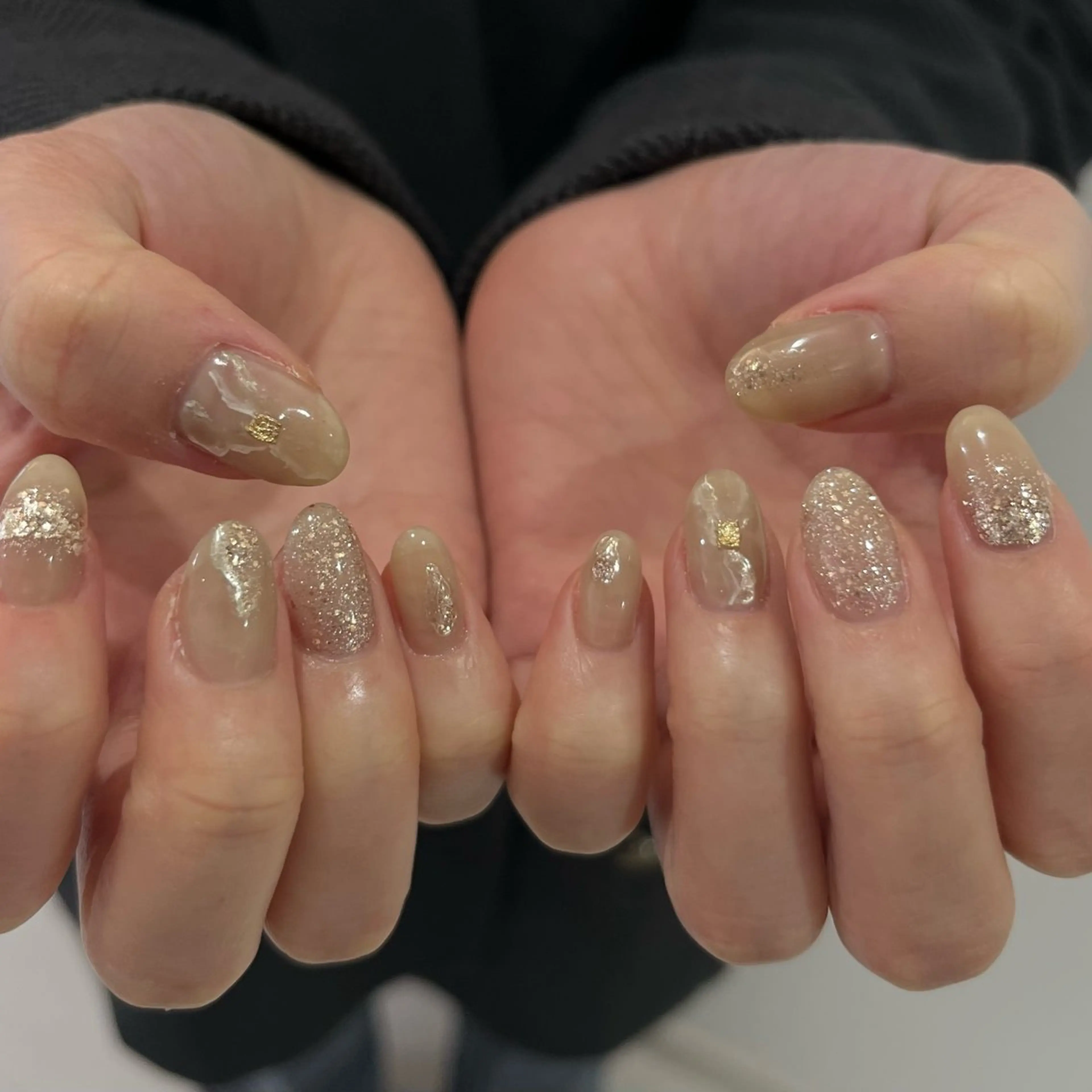 ネイル Ray. ちゅるん系ニュアンスのエステ・リラクイメージ