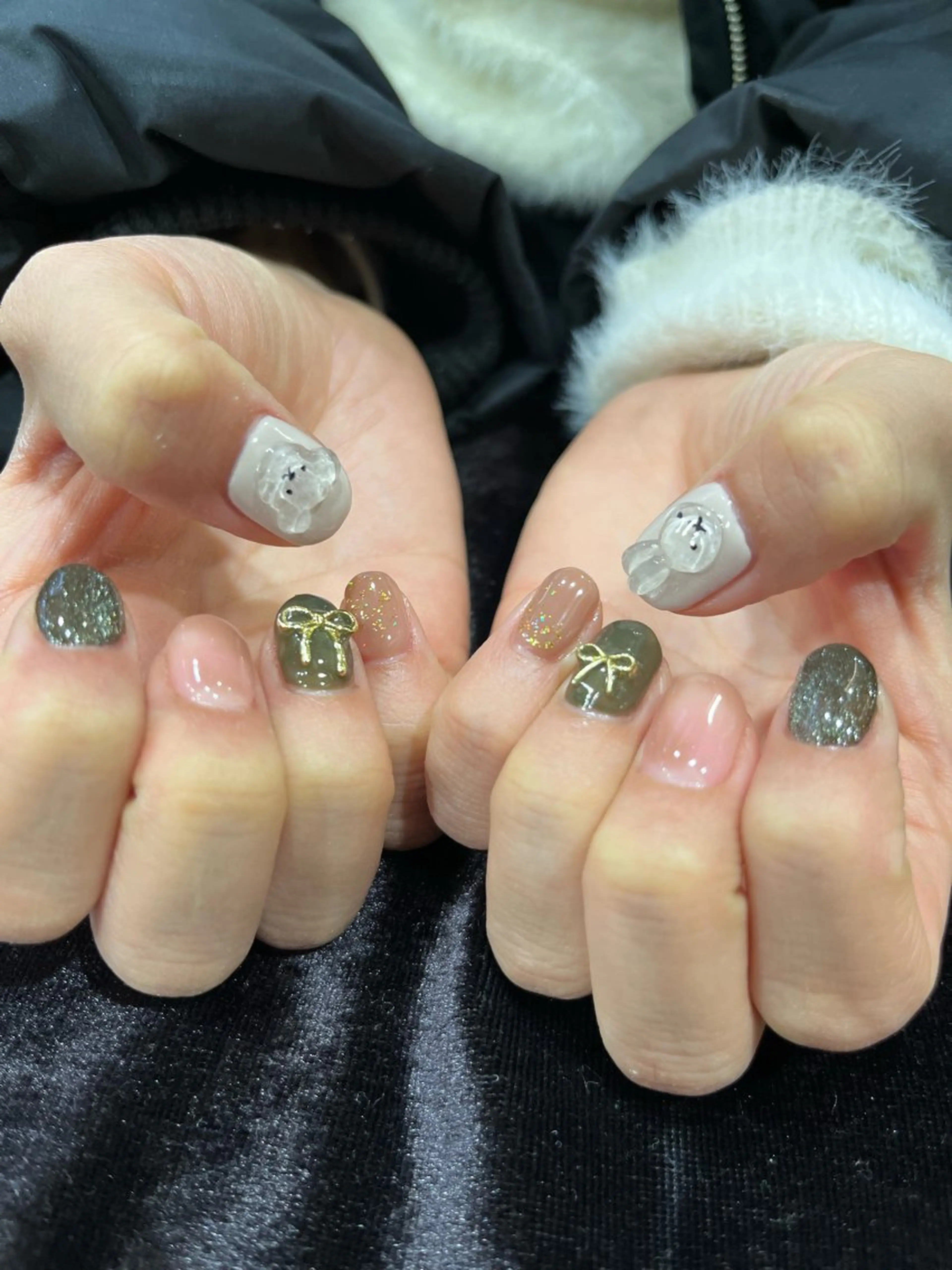 メンズ ネイル ヘアセット/透明感 カラー/あんりんのヘアスタイル