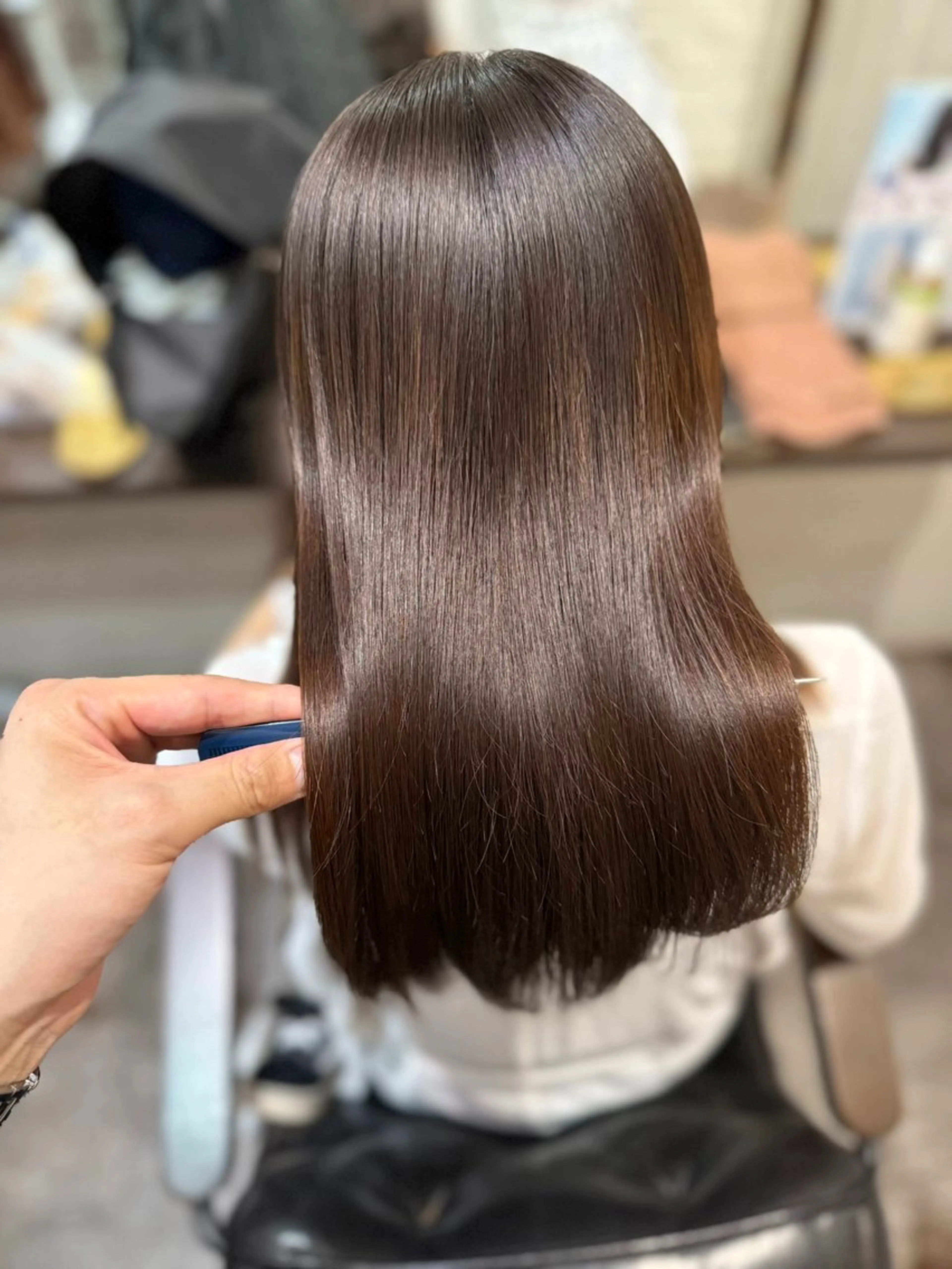 セミロング カット 縮毛矯正 🔥艶髪矯正特化🔥 DAIKIのヘアスタイル