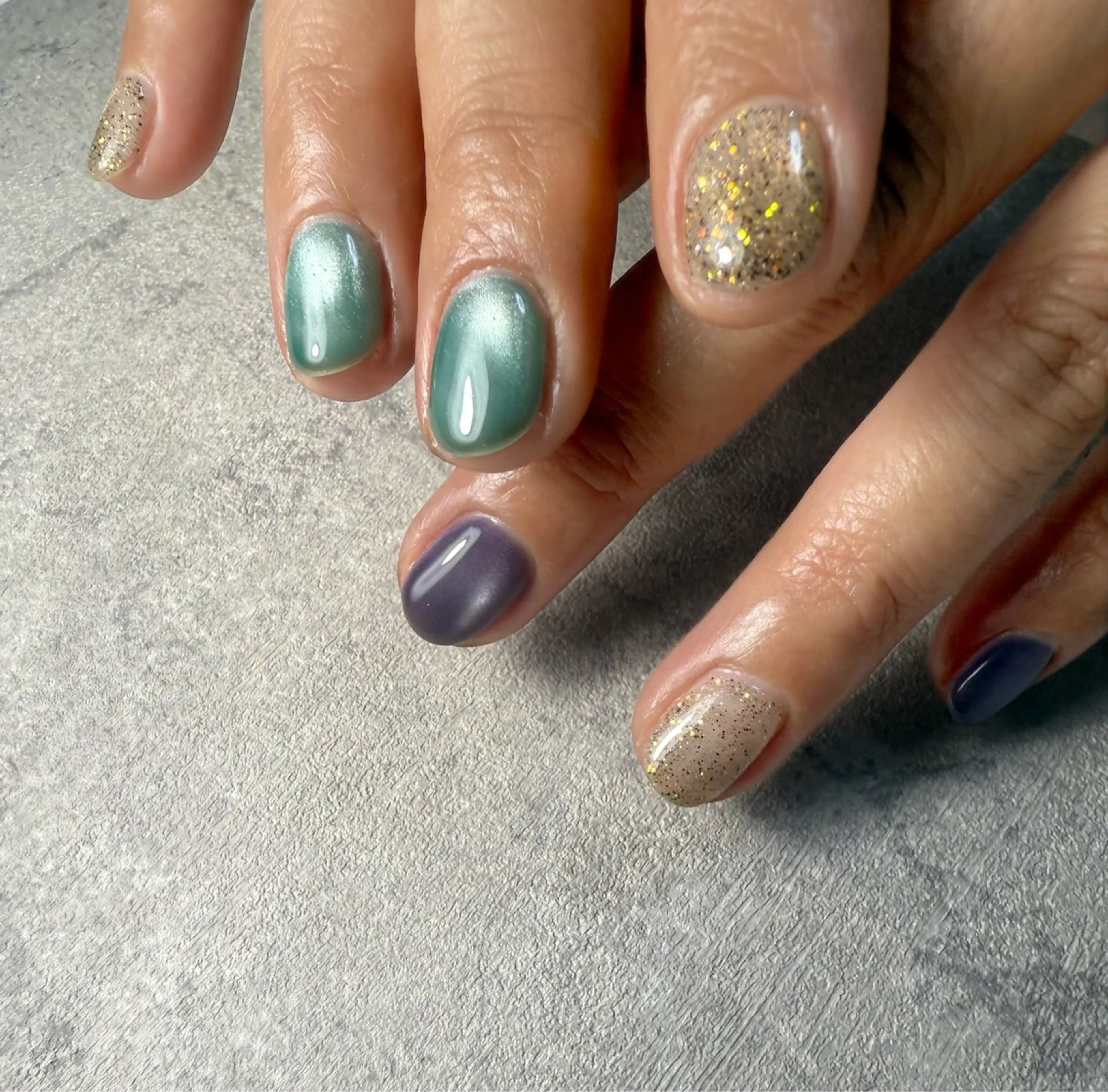 ネイル マグネットネイル 北小岩ネイリスト吉田 由圭のネイルデザイン