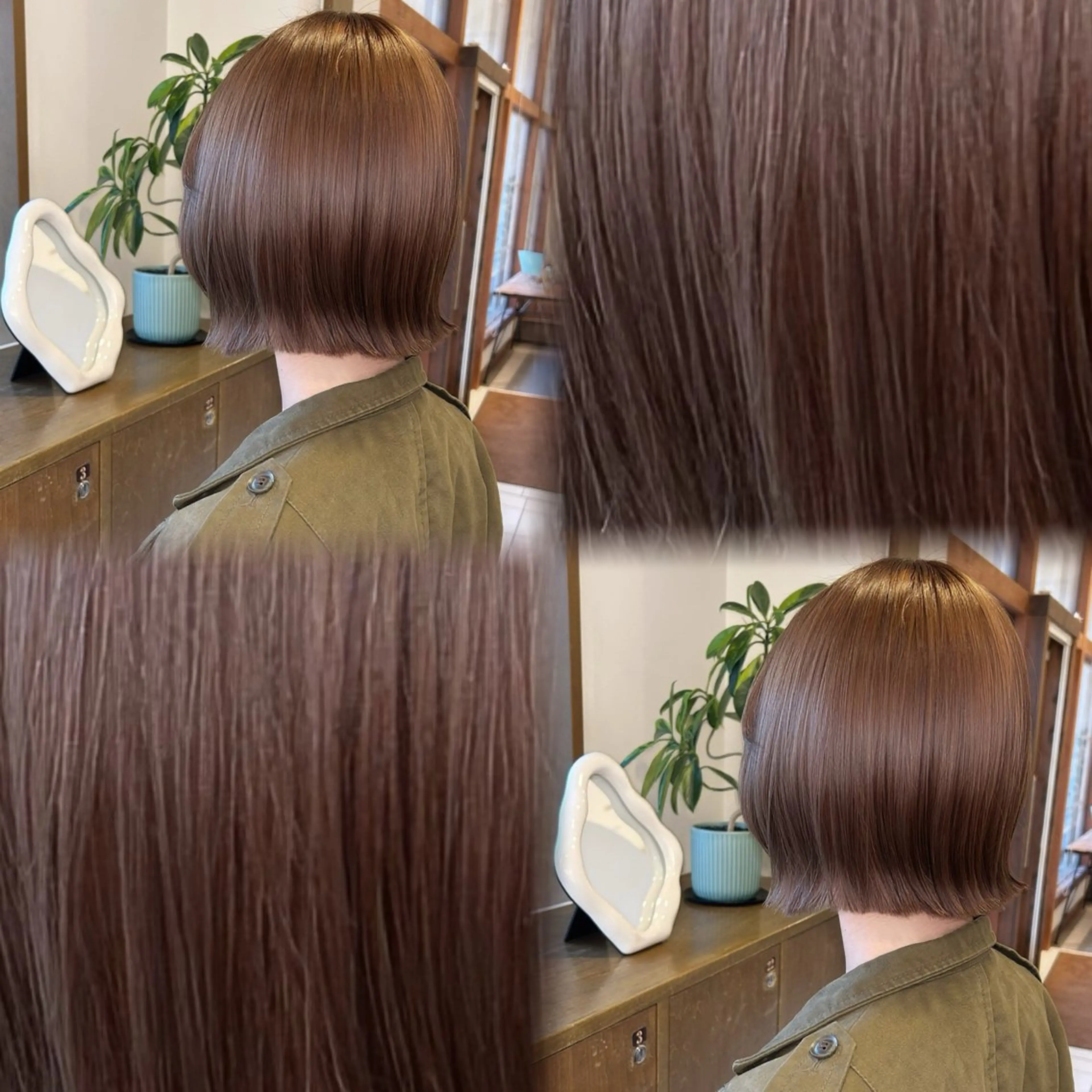 ショート カラー ヘアカラー 透明感カラー×レイヤ ー🧊横田 冴のヘアスタイル