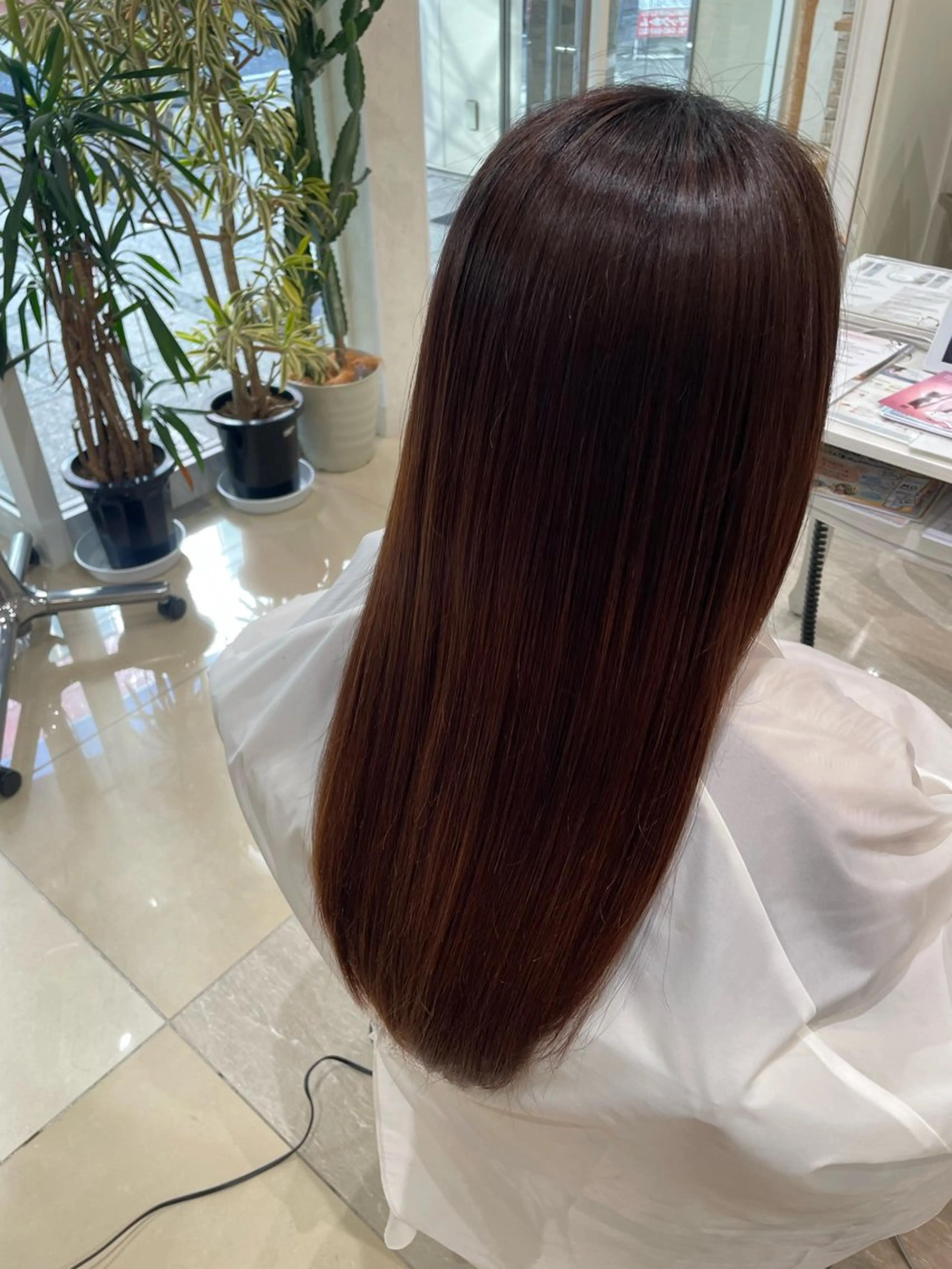 ロング カット トリートメント レイヤー×ハイライト 🌷RINA🌷のヘアスタイル