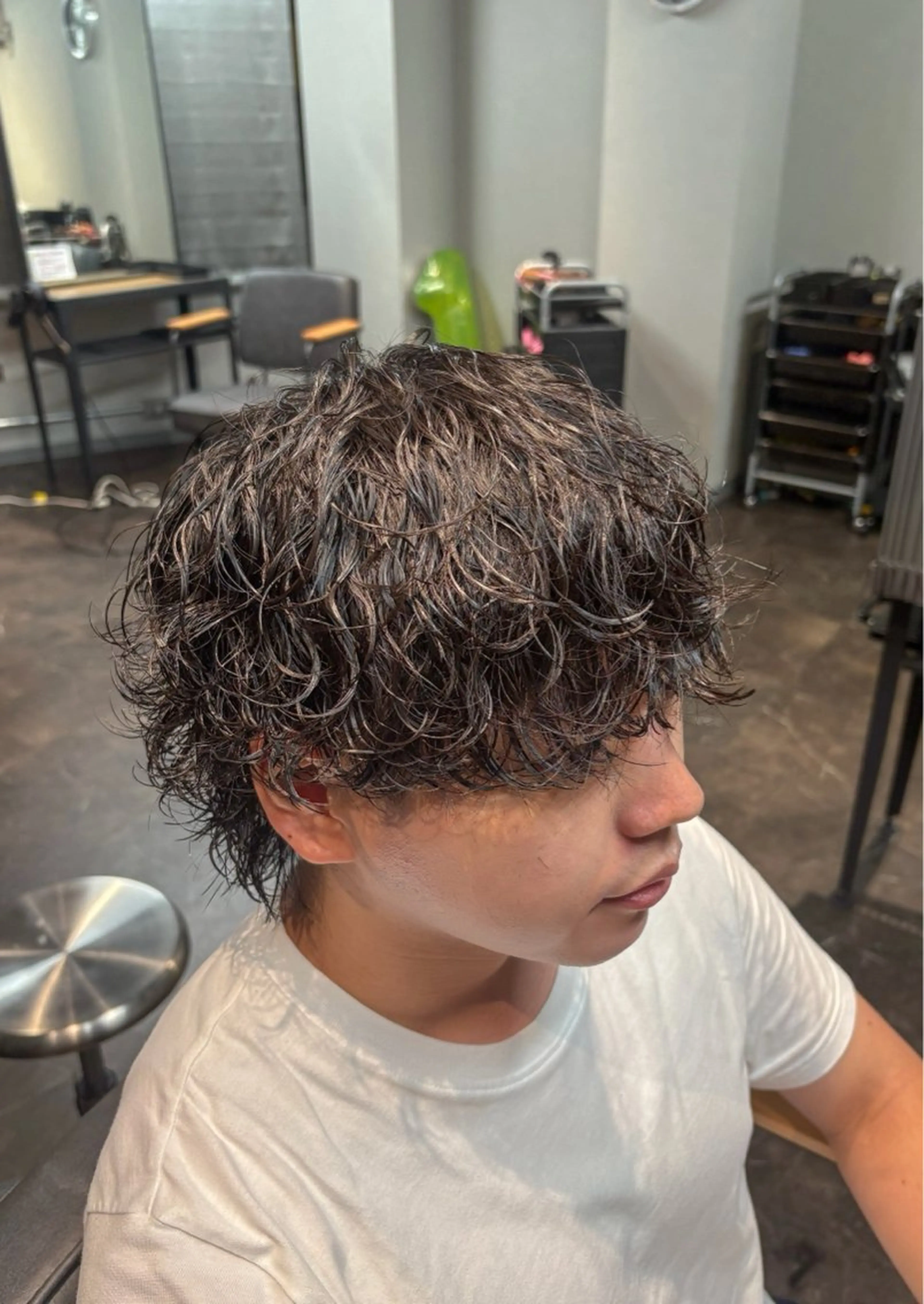 ショート カラー パーマ メンズ カット パーマ 🎧【パーマ師】 SOUMA🎧のヘアスタイル