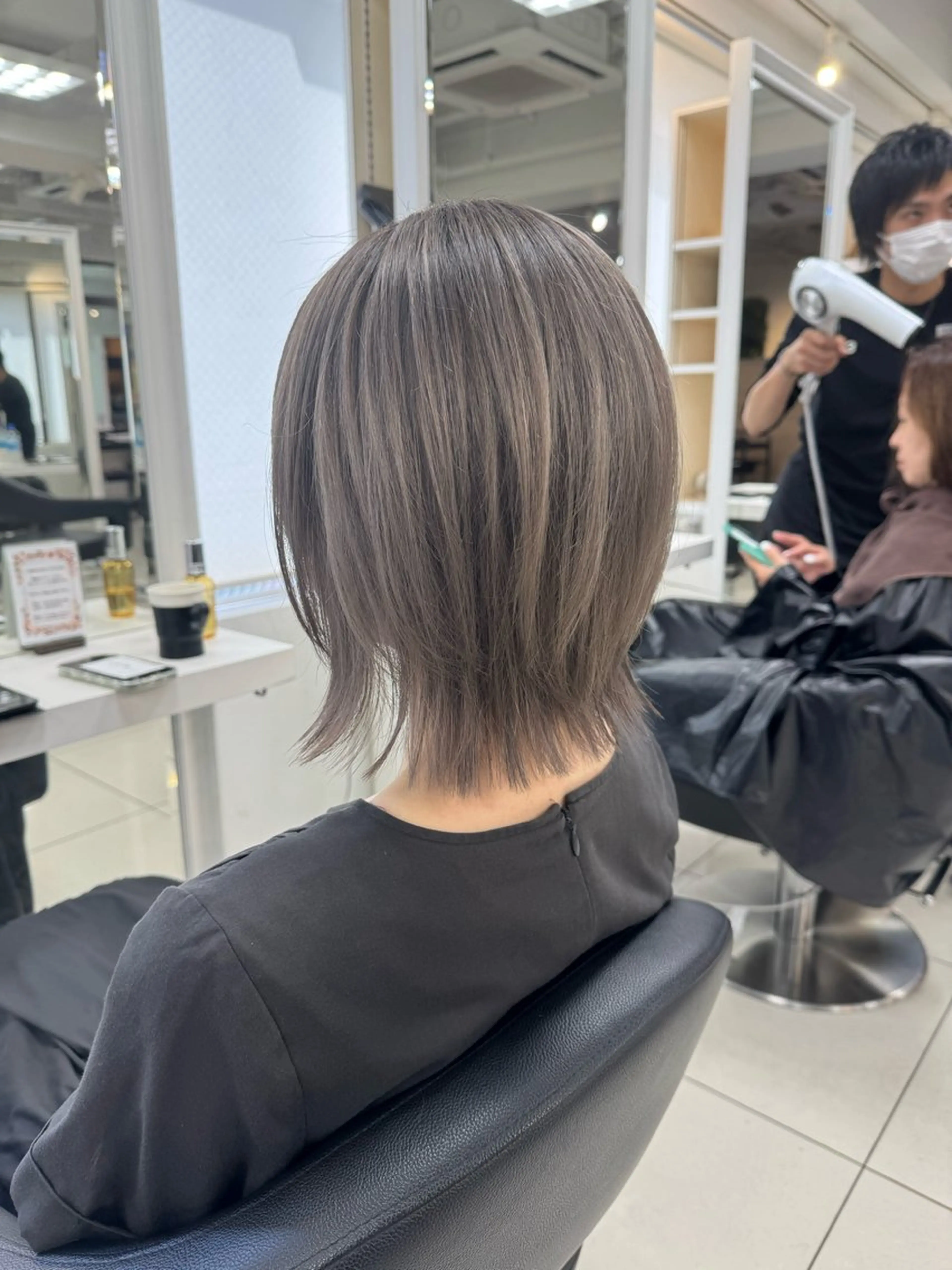 ミディアム カラー カット ヘアカラー トリートメント 【髪質改善】 kasumi🌷🌷のヘアスタイル