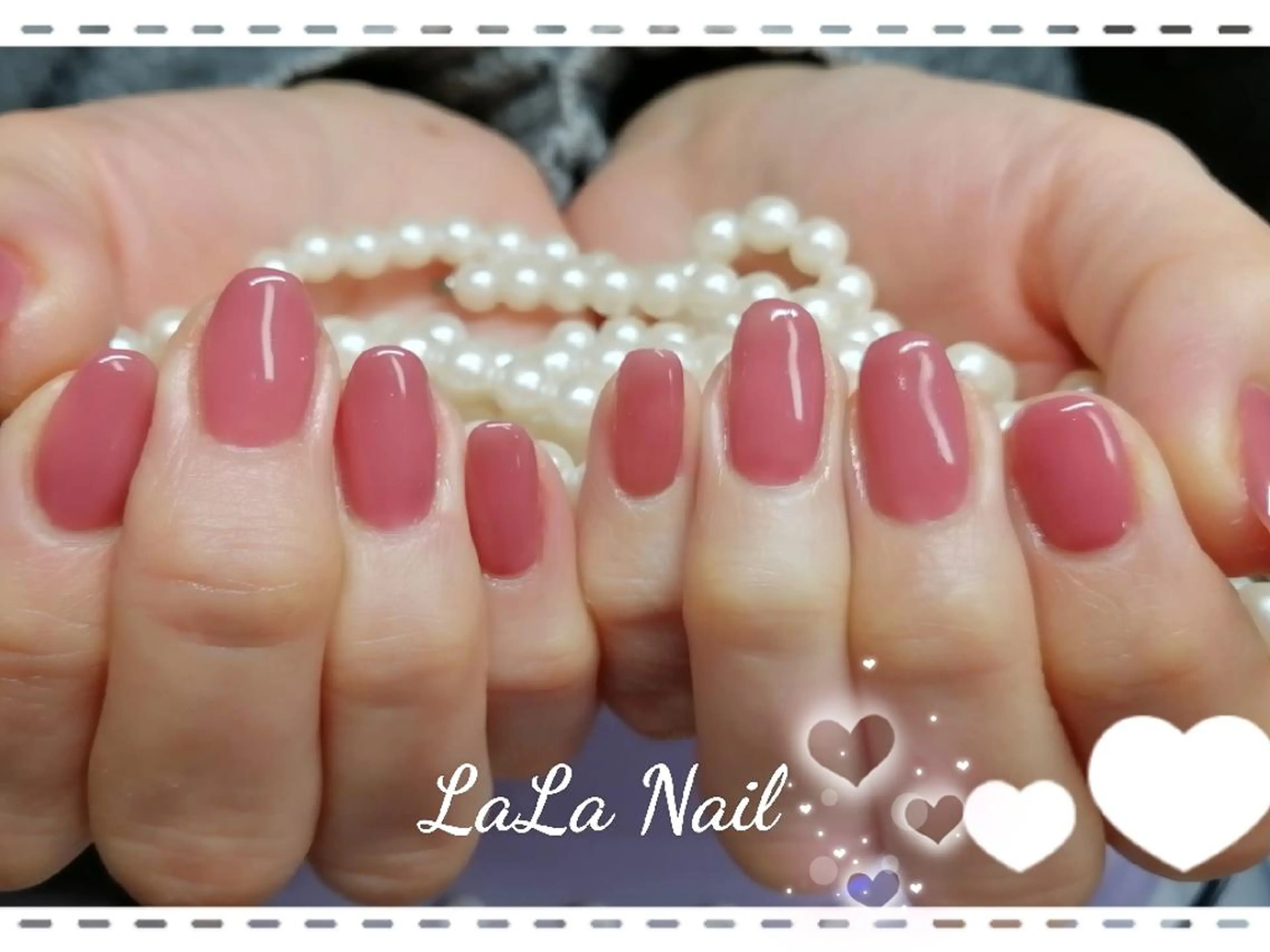 ネイル ワンカラーネイル ハンドネイル LaLa Nailのネイルデザイン