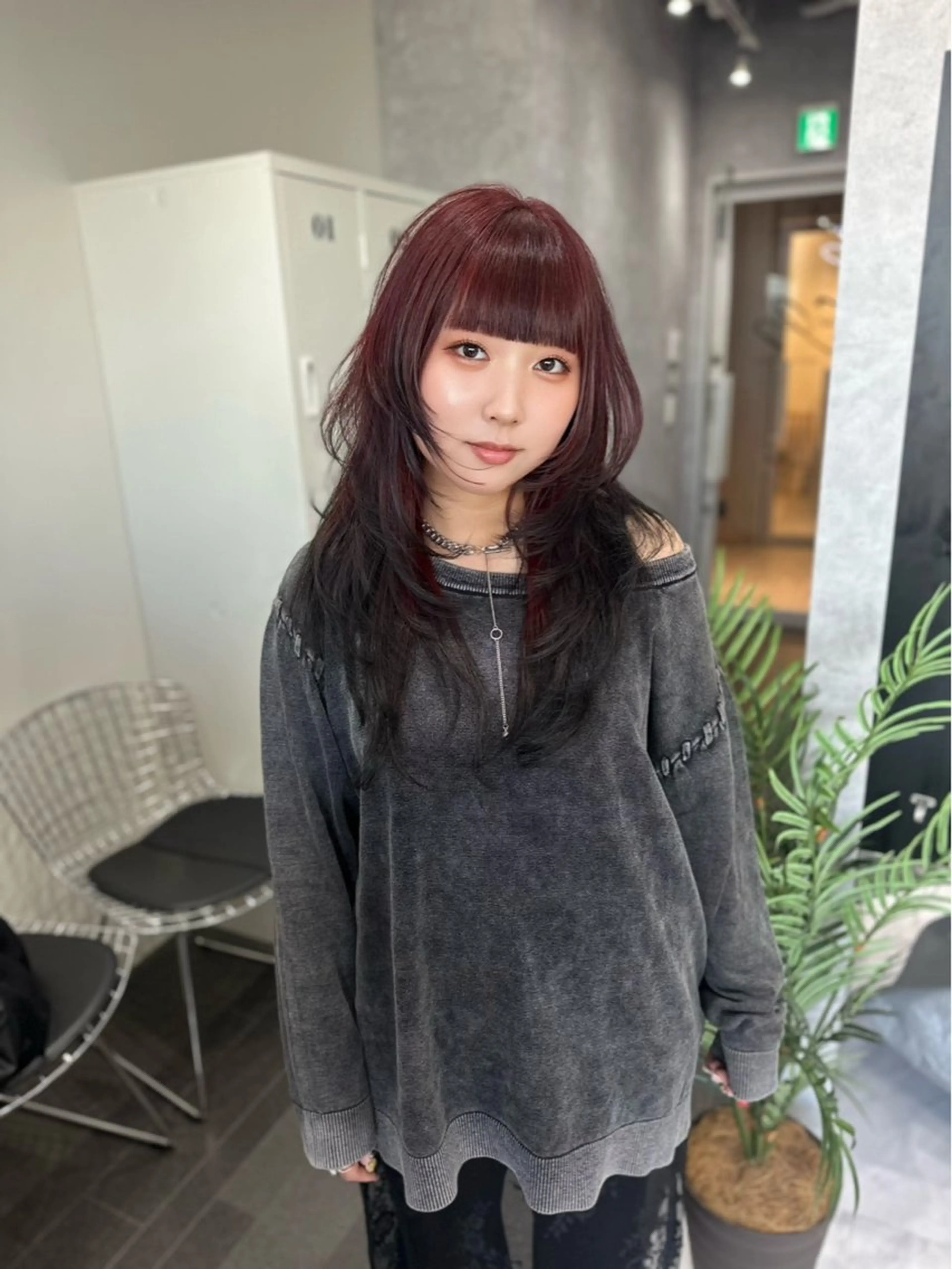 セミロング レイヤーカット 中村 さきのヘアスタイル