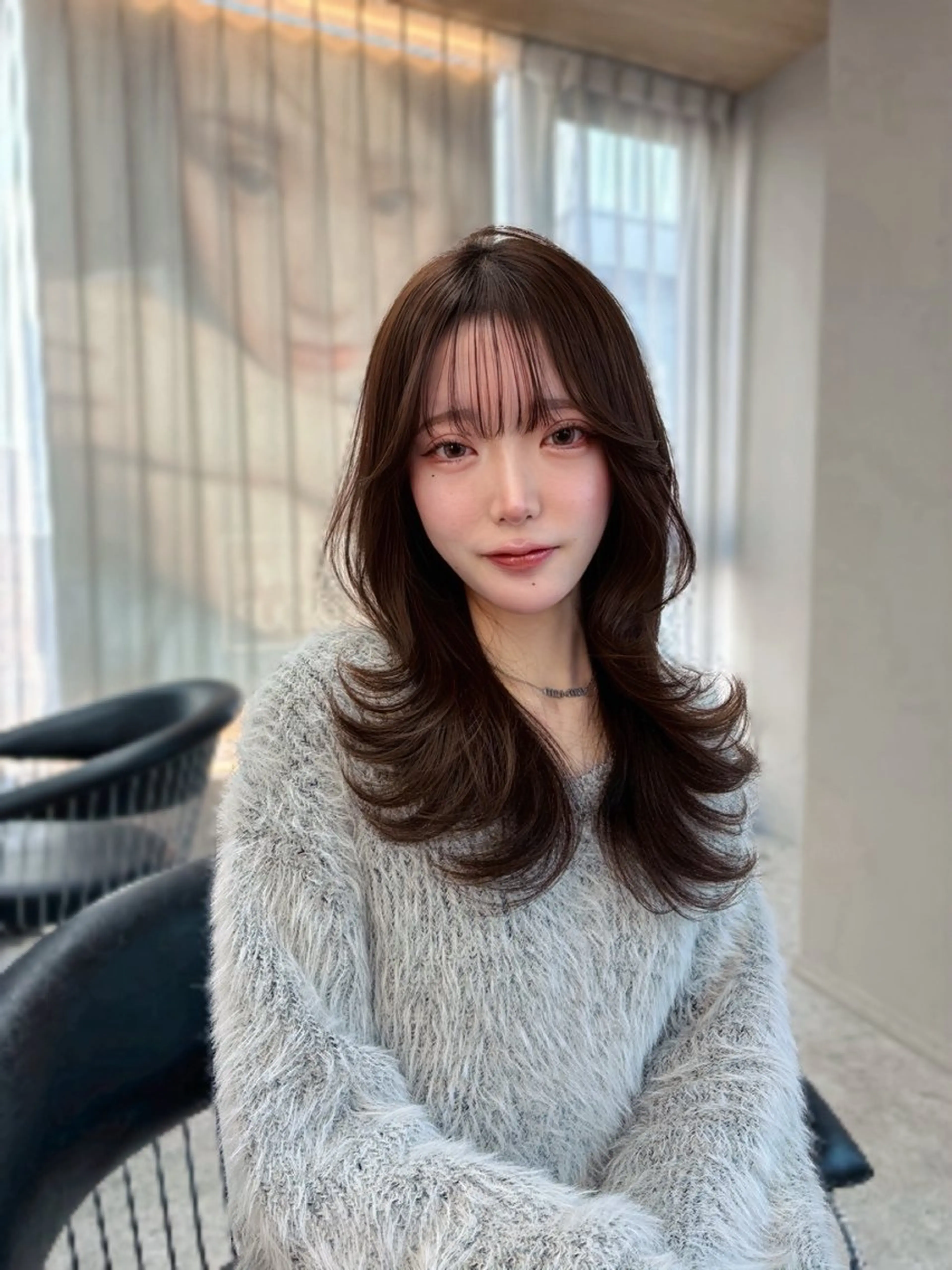 ミディアム カット ヘアカラー トリートメント 木串 楽人のヘアスタイル