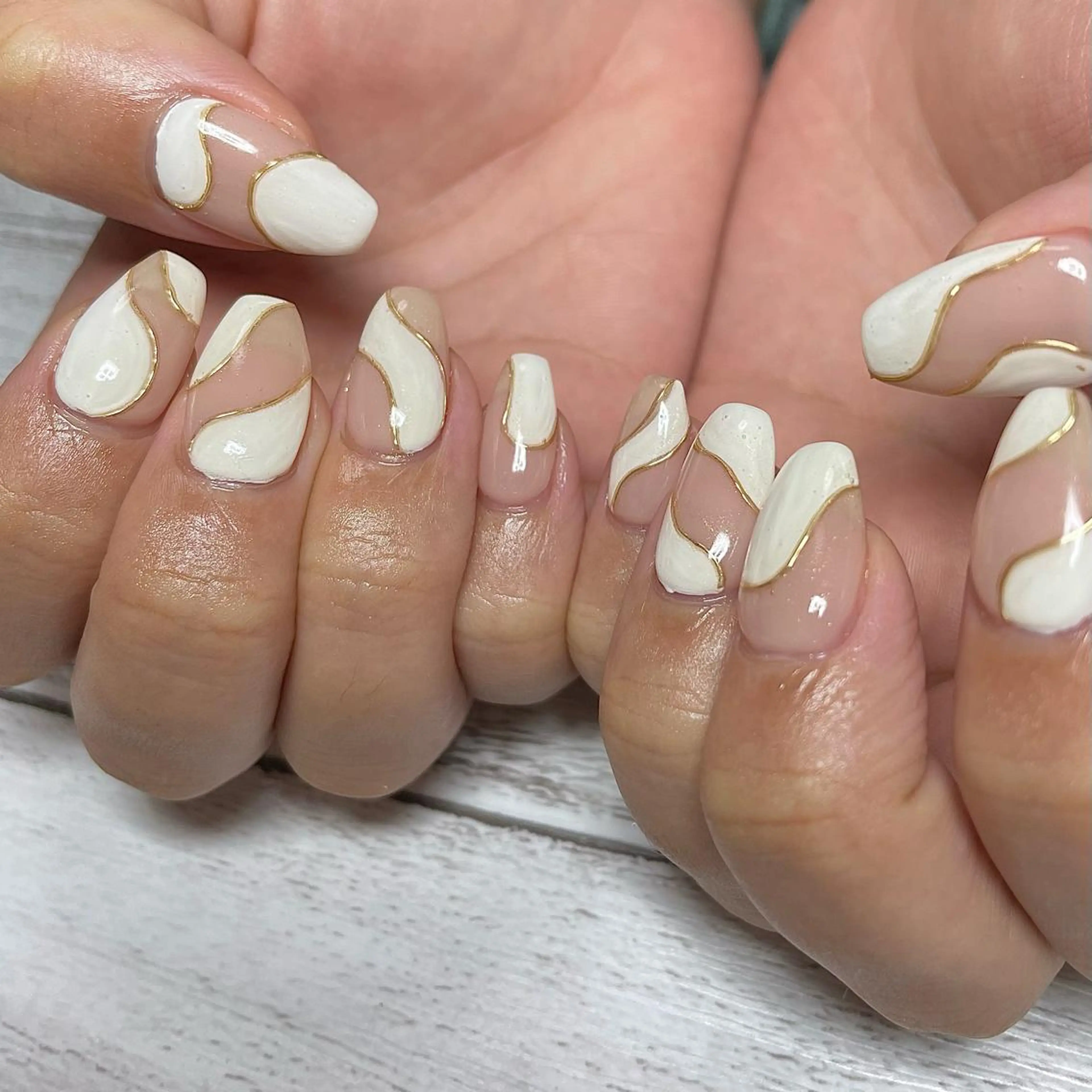 ネイル 持ち込み ハンドネイル Nailsalon BLOOM🌷 山崎のネイルデザイン