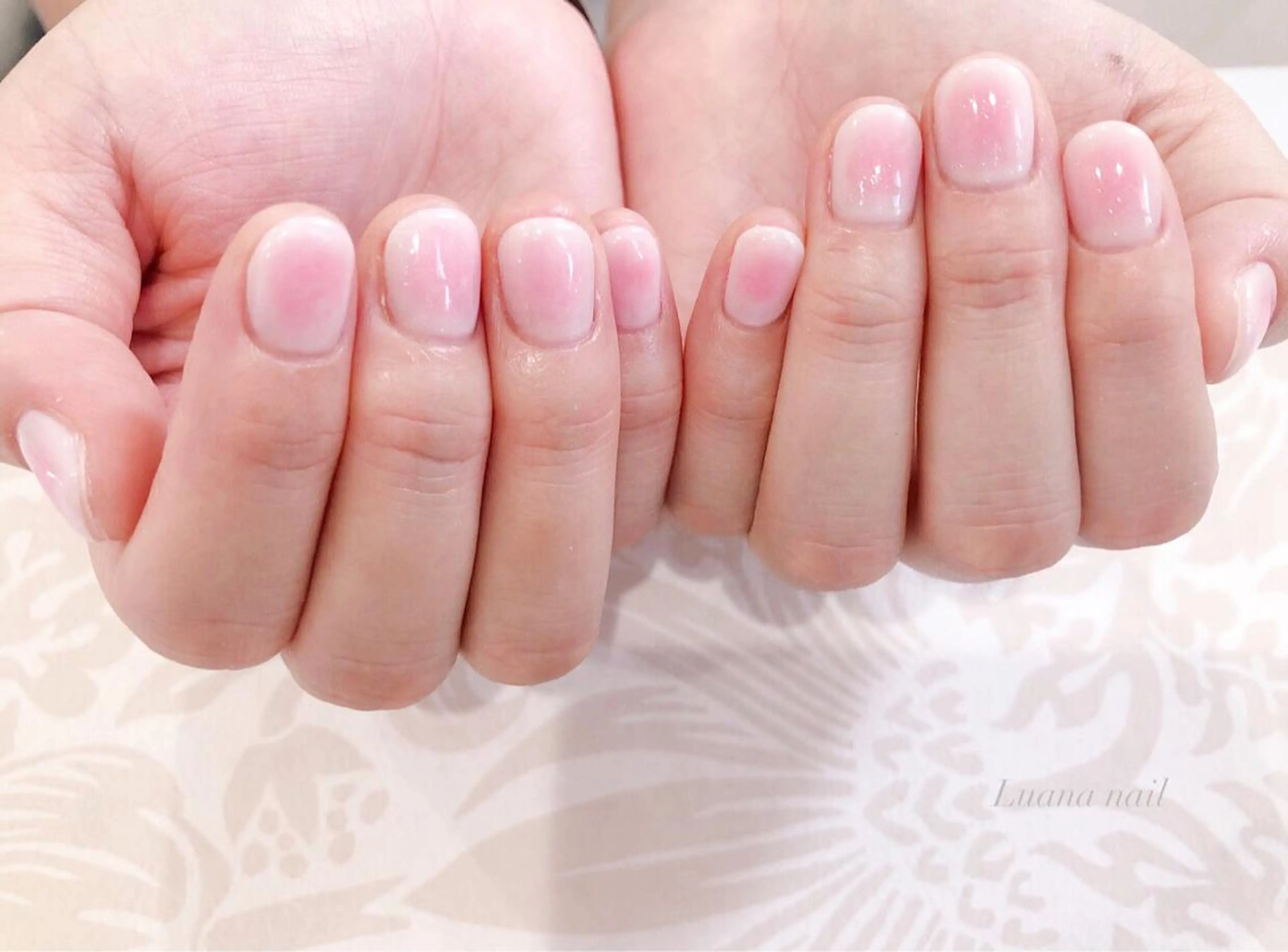 ショート キッズ ネイル チークネイル オフィスネイル シンプルネイル ブライダルネイル Luana nail (ルアナネイル)のネイルデザイン