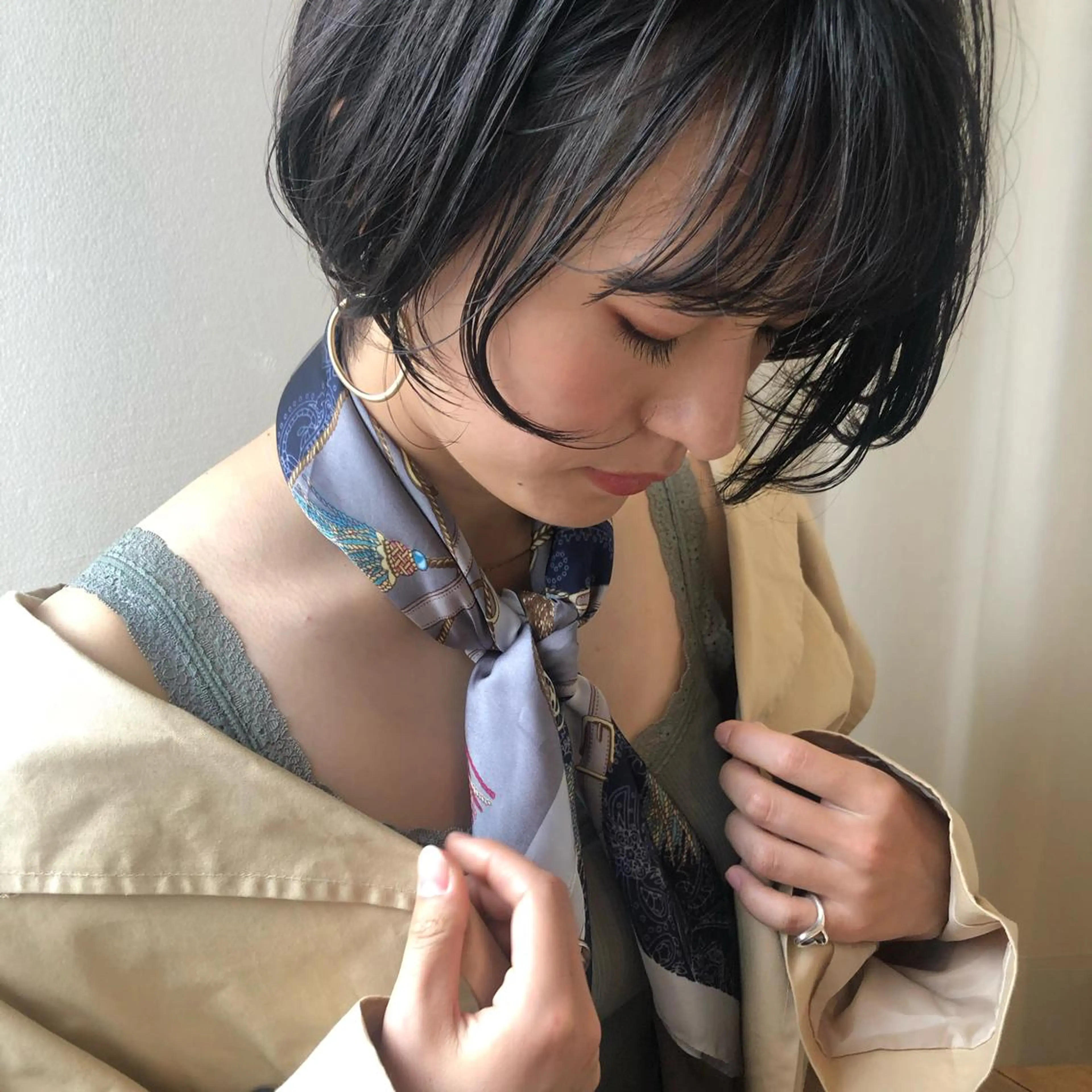 ショート カラー ヘアアレンジ マツエク・マツパ ヘアカラー トリートメント ヘアセット 透明感カラー🫧ヘア セット🫧松本菜月の眉毛・アイブロウイメージ