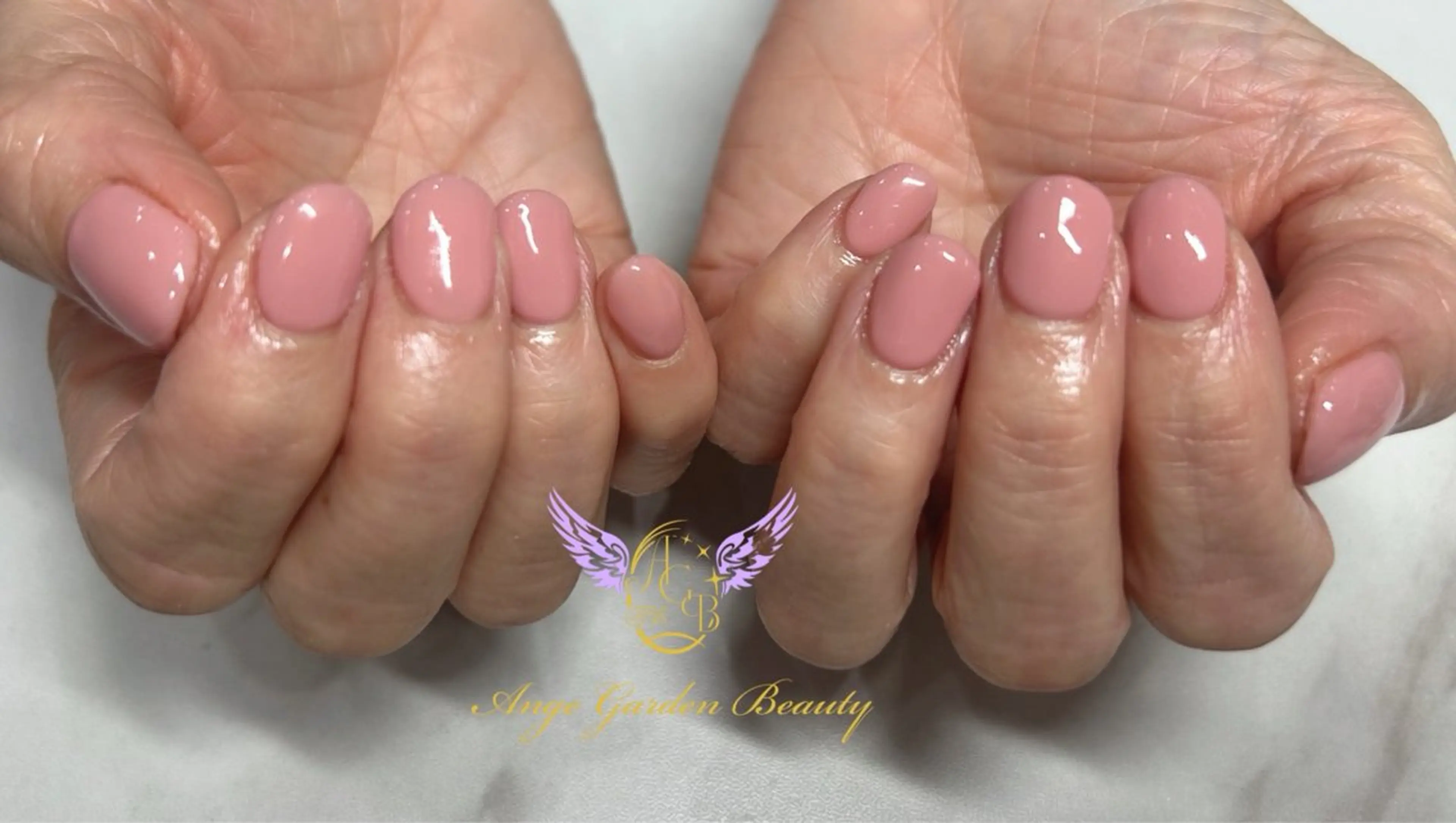 ネイル ピンク ハンドネイル AngeGarden Beautymihoのネイルデザイン