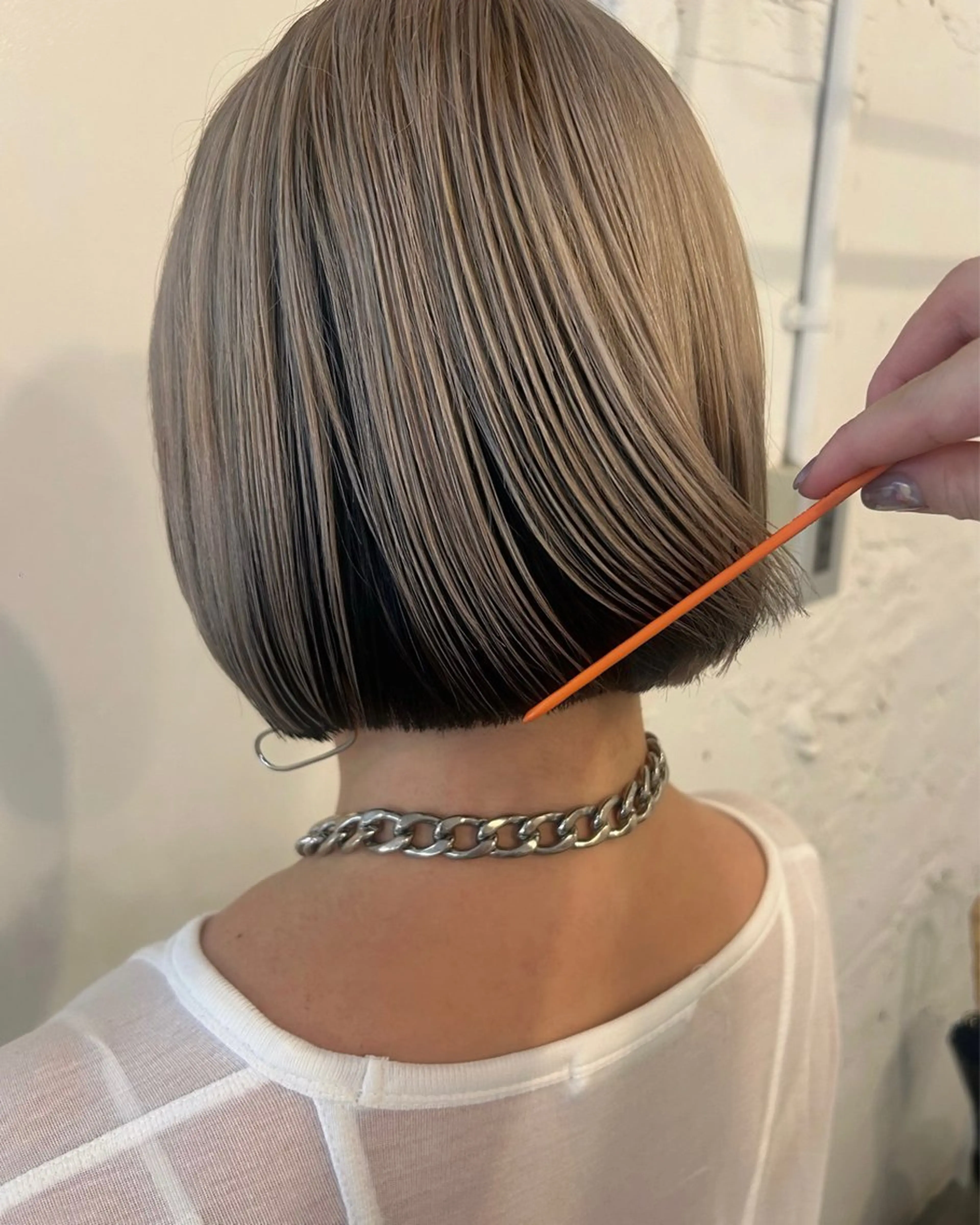 ショート カラー ブロンド カット ヘアカラー トリートメント ＊UNU＊ RICOのヘアスタイル