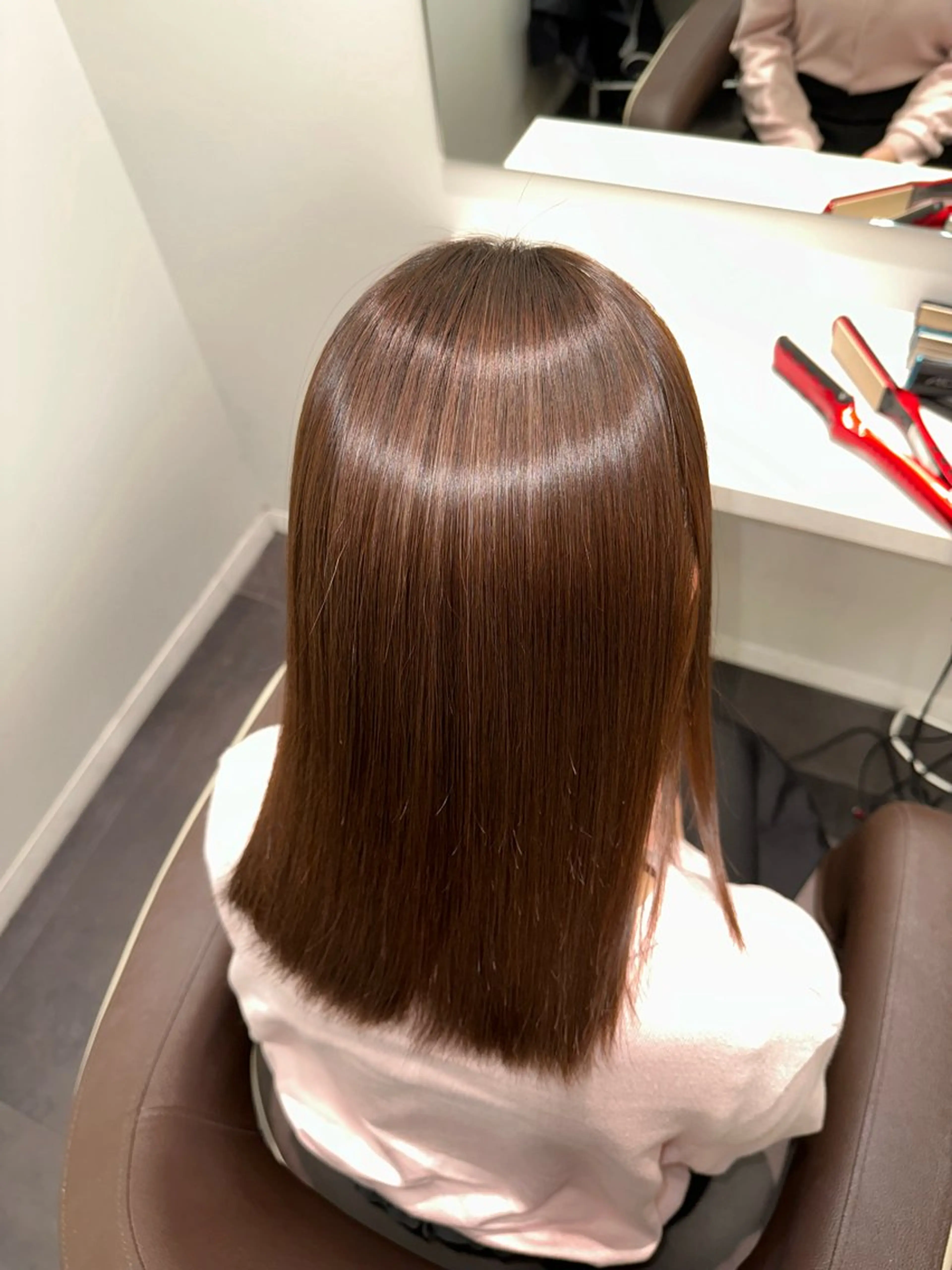 セミロング Wisteria所属・美髪特化✨ 伊織✨縮毛矯正✨のヘアスタイル