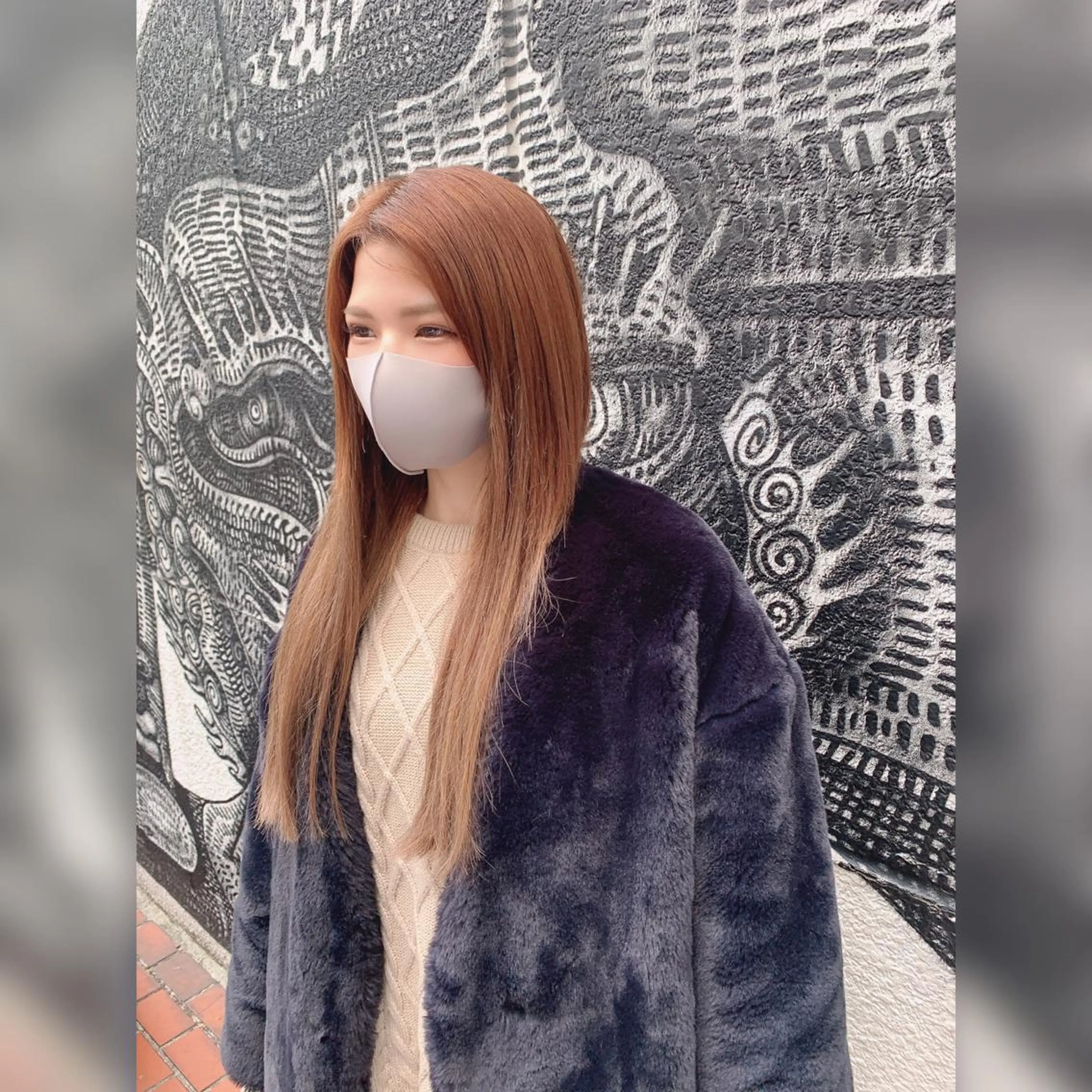 ロング カラー パーマ ヘアアレンジ 編み込みエクステ ベージュカラー エクステ ロング 🌈派手髪エクステ ブレイズ🌈ひろとのヘアスタイル