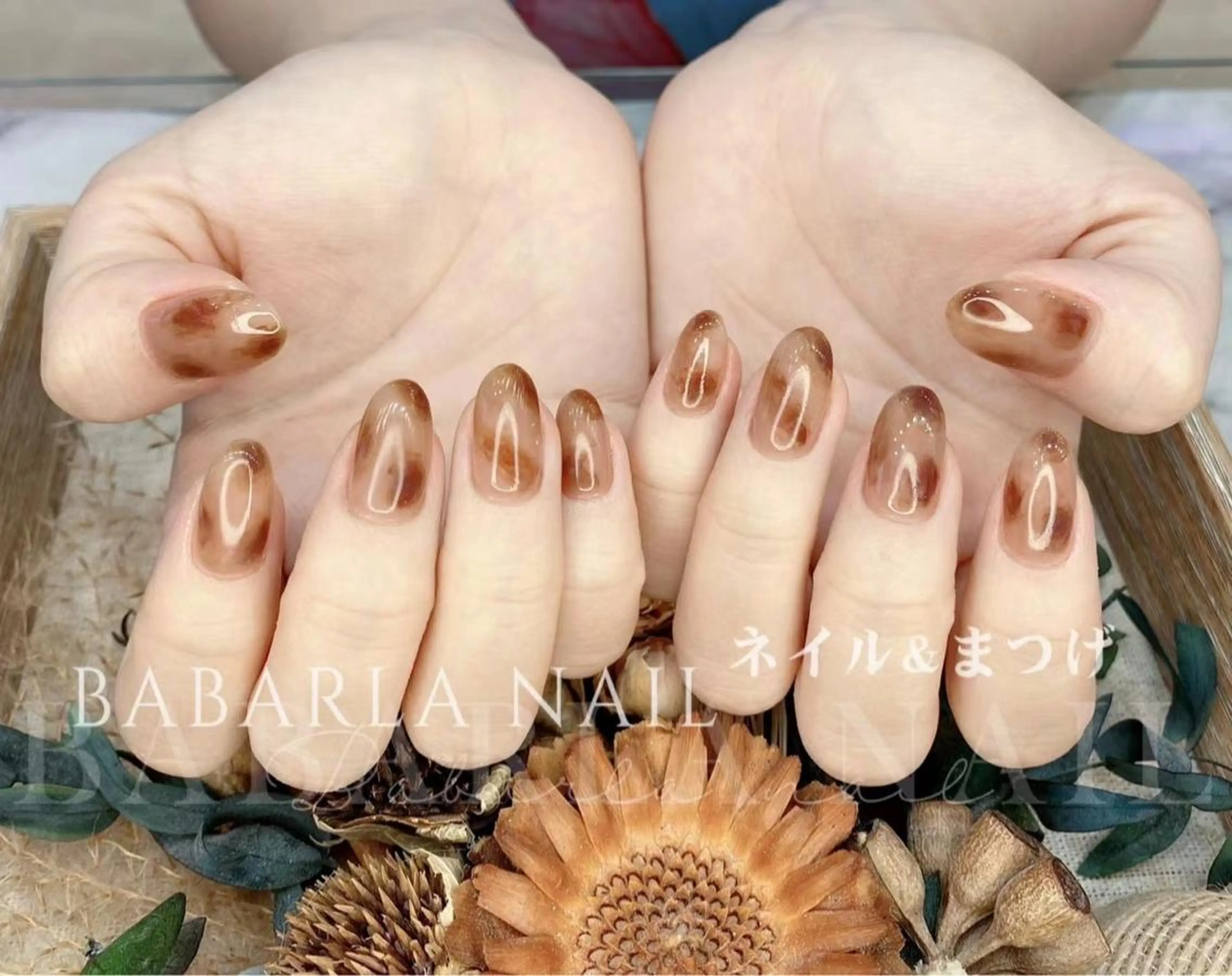 ネイル べっ甲ネイル Babarla nailのネイルデザイン