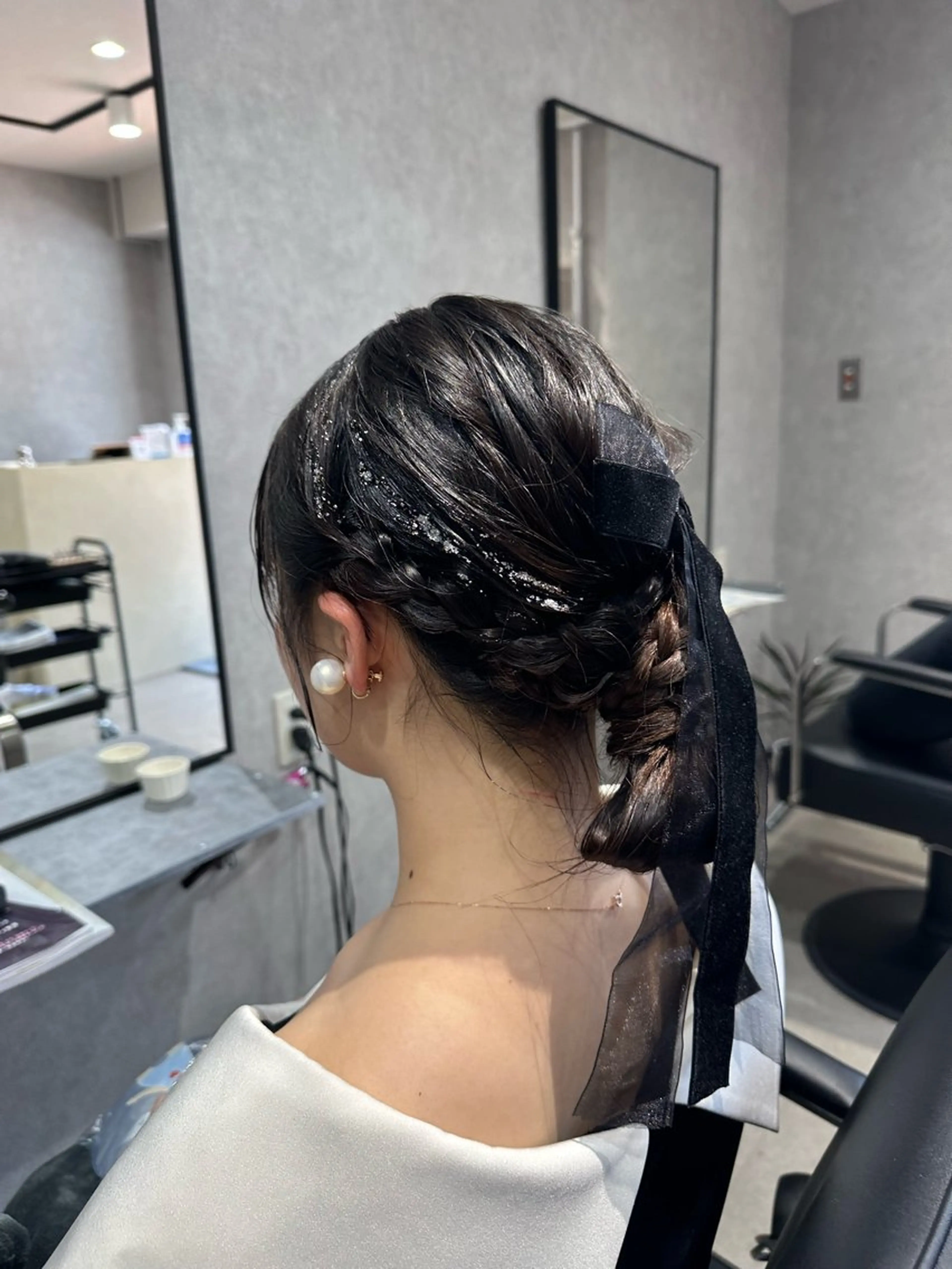 ロング 森 沙織のヘアスタイル