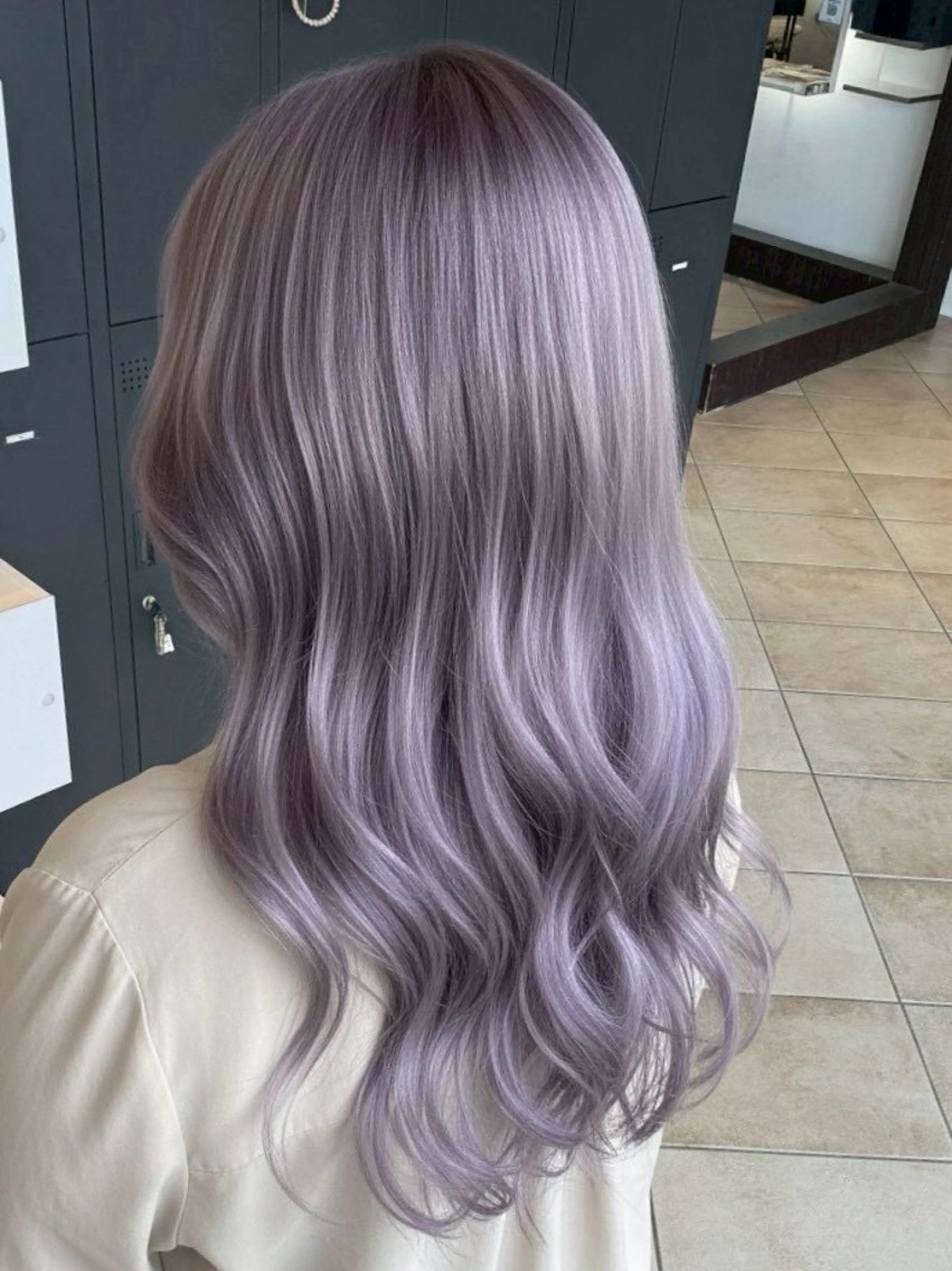 ロング カラー MOKA🌼 淵野辺デザインカラーのヘアスタイル