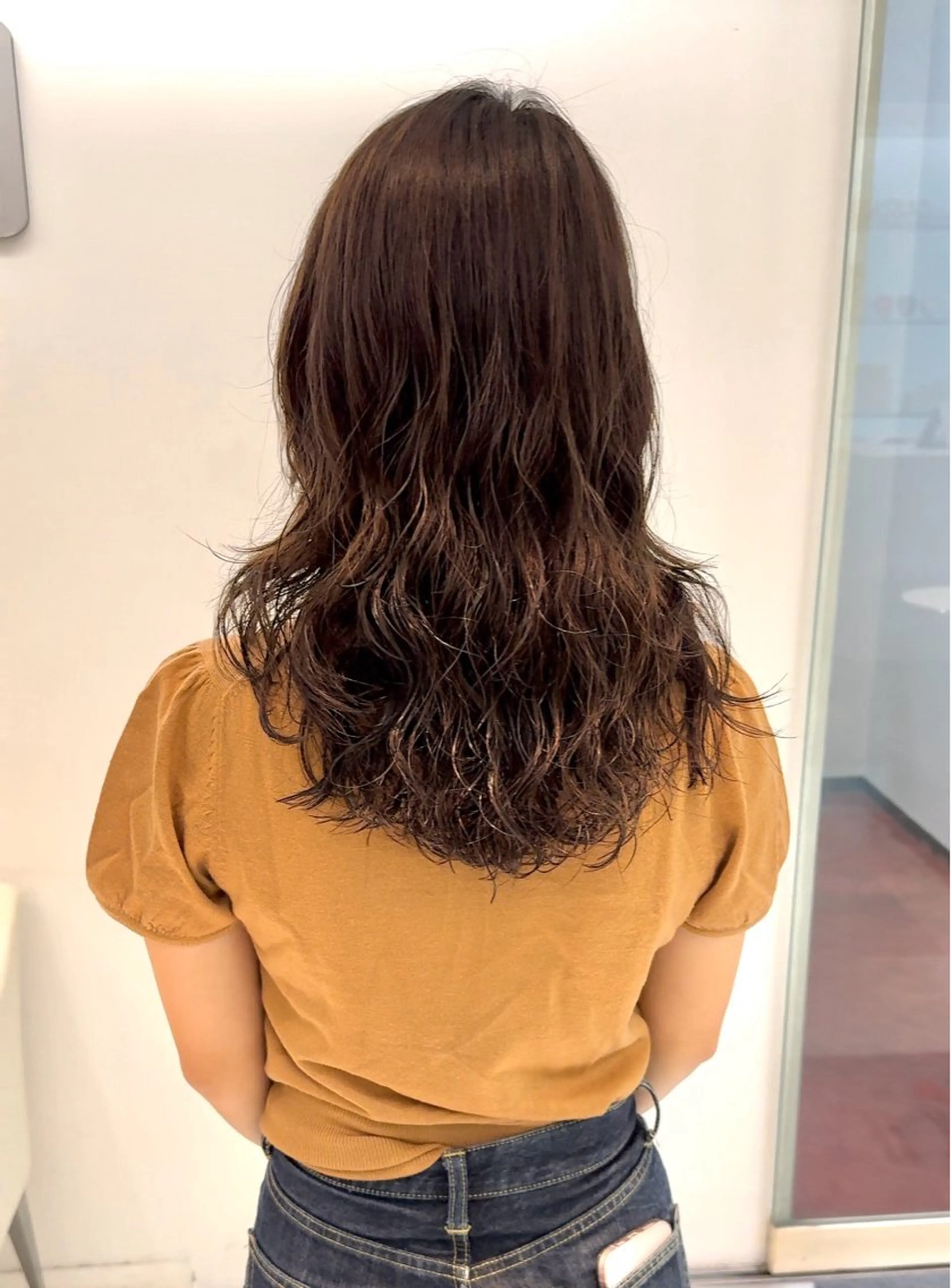 ロング パーマ カット ヘアカラー パーマ トリートメント ZENKO表参道店所属・デジタルパーマ 🌀ボブ　萩原　龍のヘアスタイル