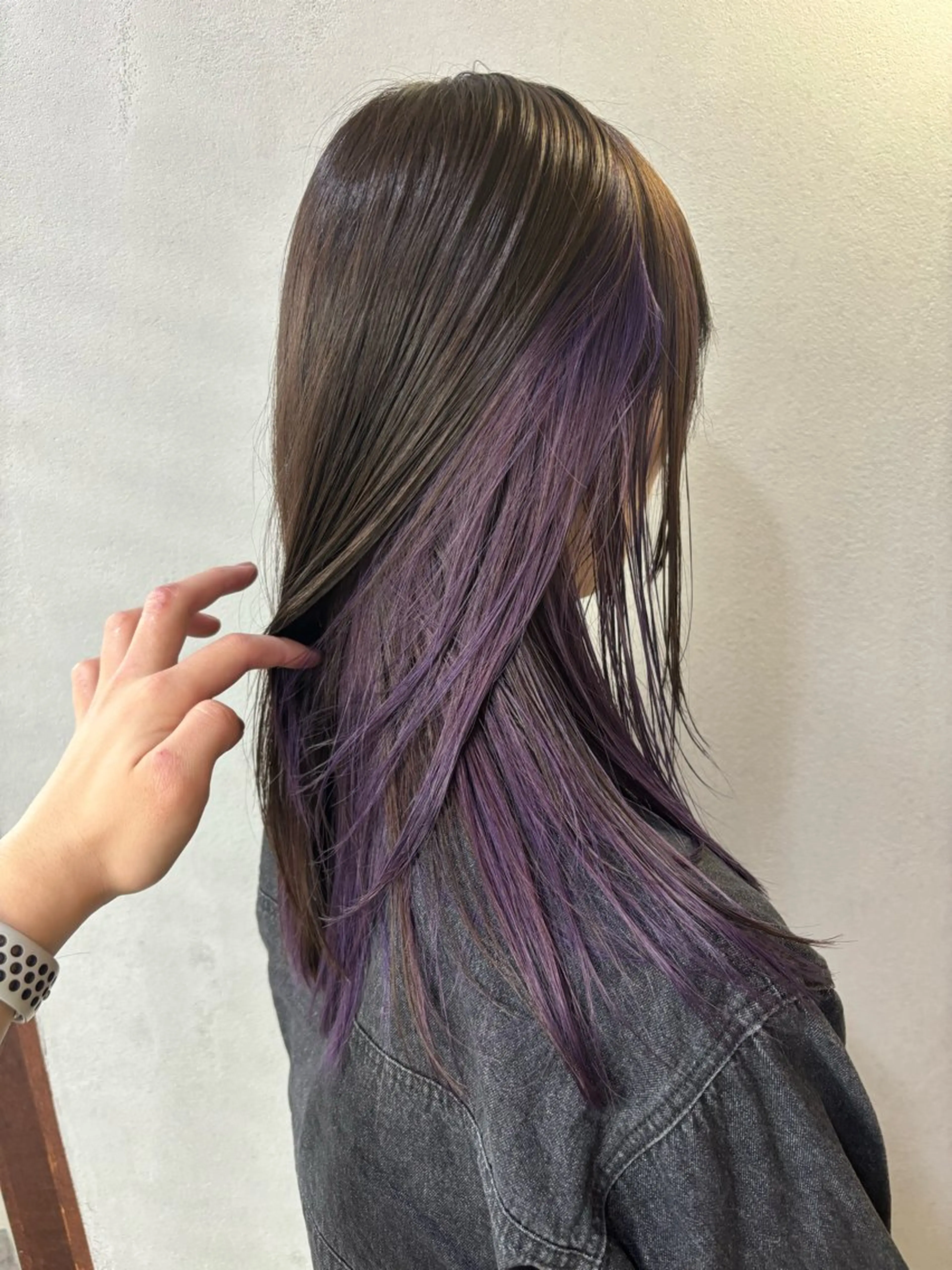 セミロング カラー mono / Manatoのヘアスタイル