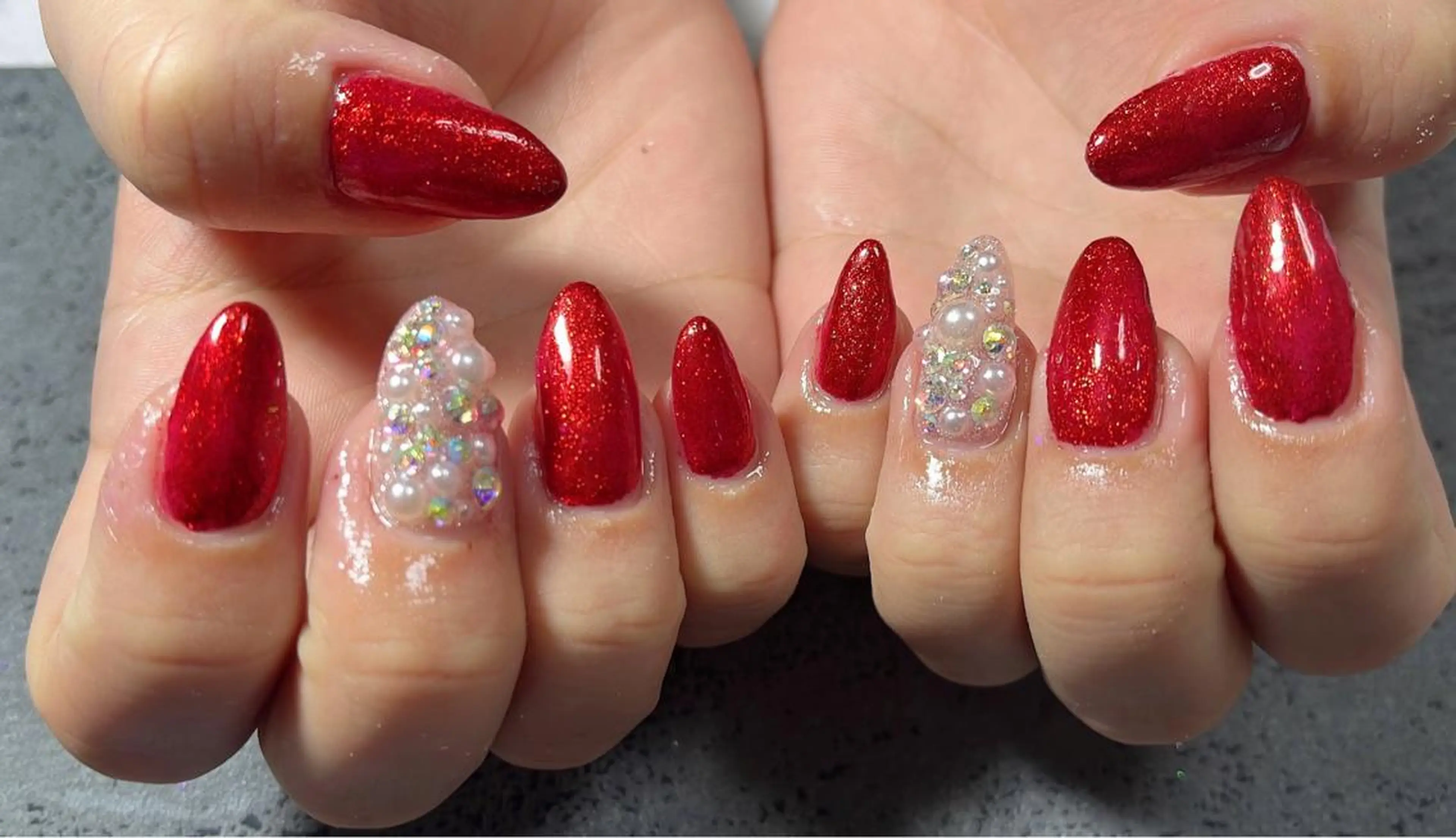 ネイル 冬ネイル クリスマス Ruana Nailのネイルデザイン