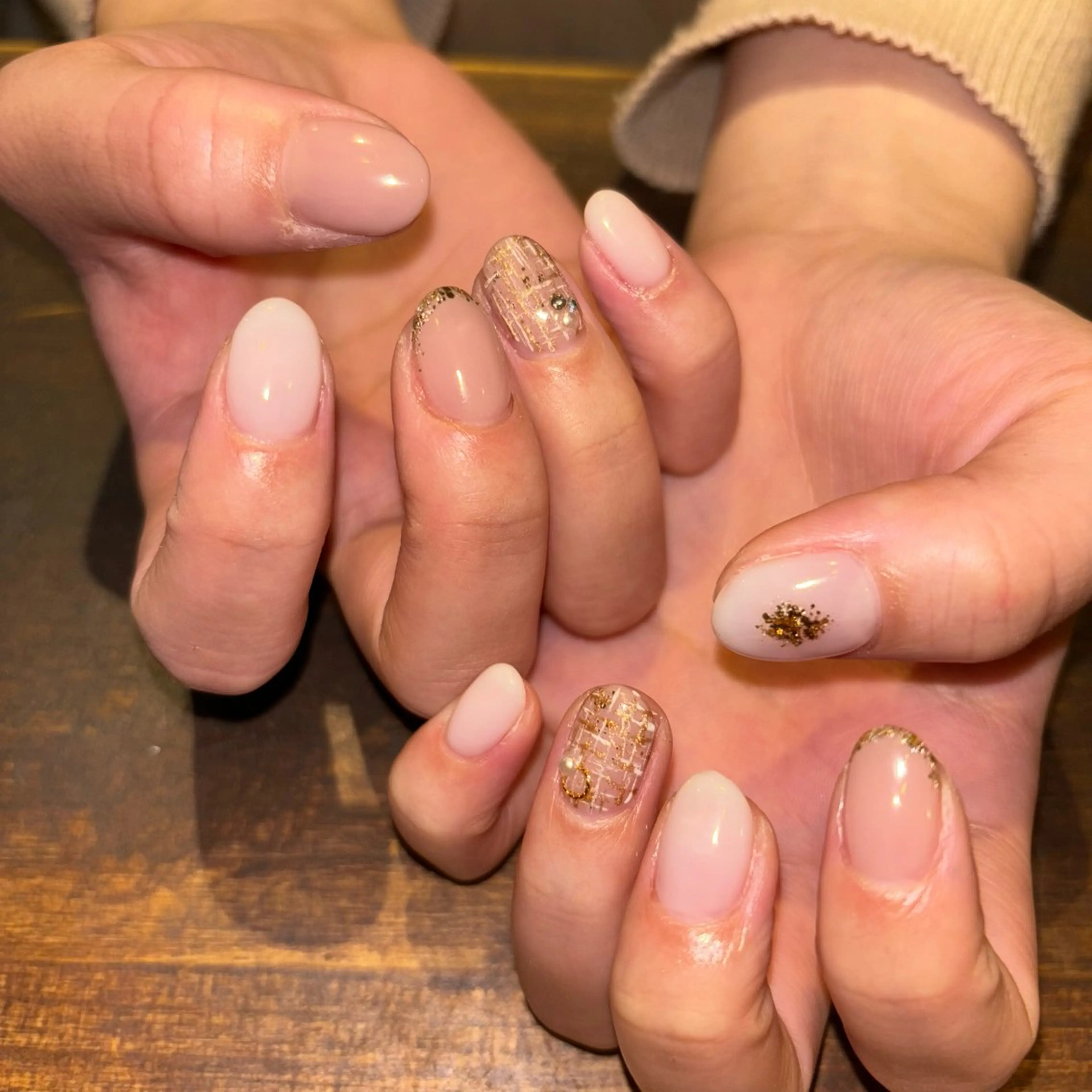 ネイル シンプルネイル SOL　nail イマナカのネイルデザイン